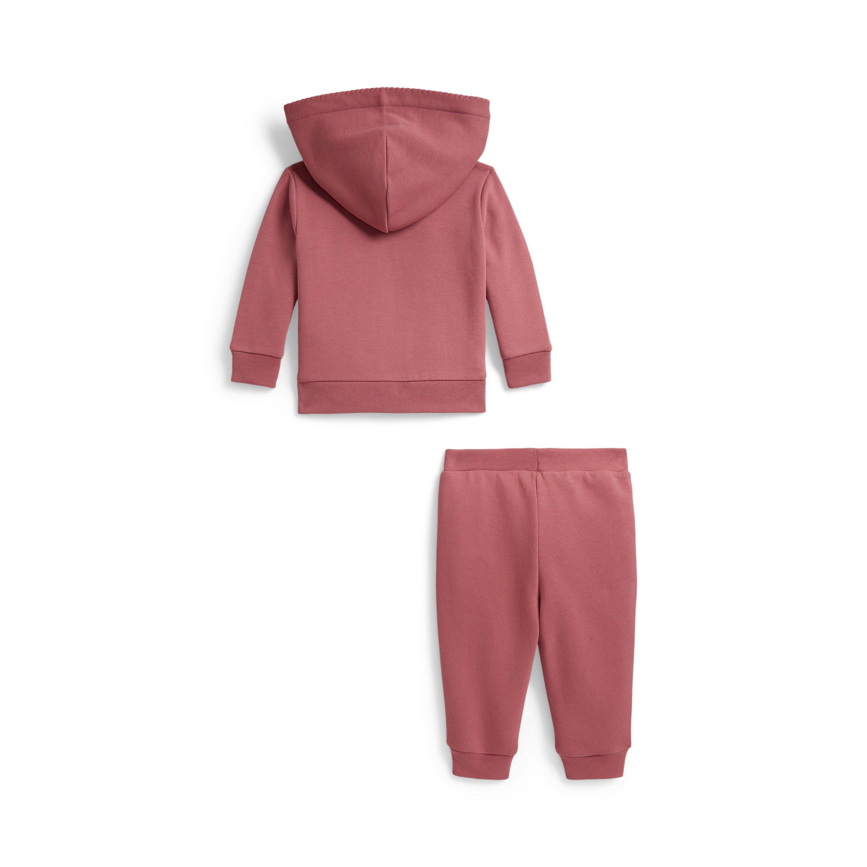 Canvas Pink - Polo Ralph Lauren - Kids' Full Zip Hood Clothing Set - 2