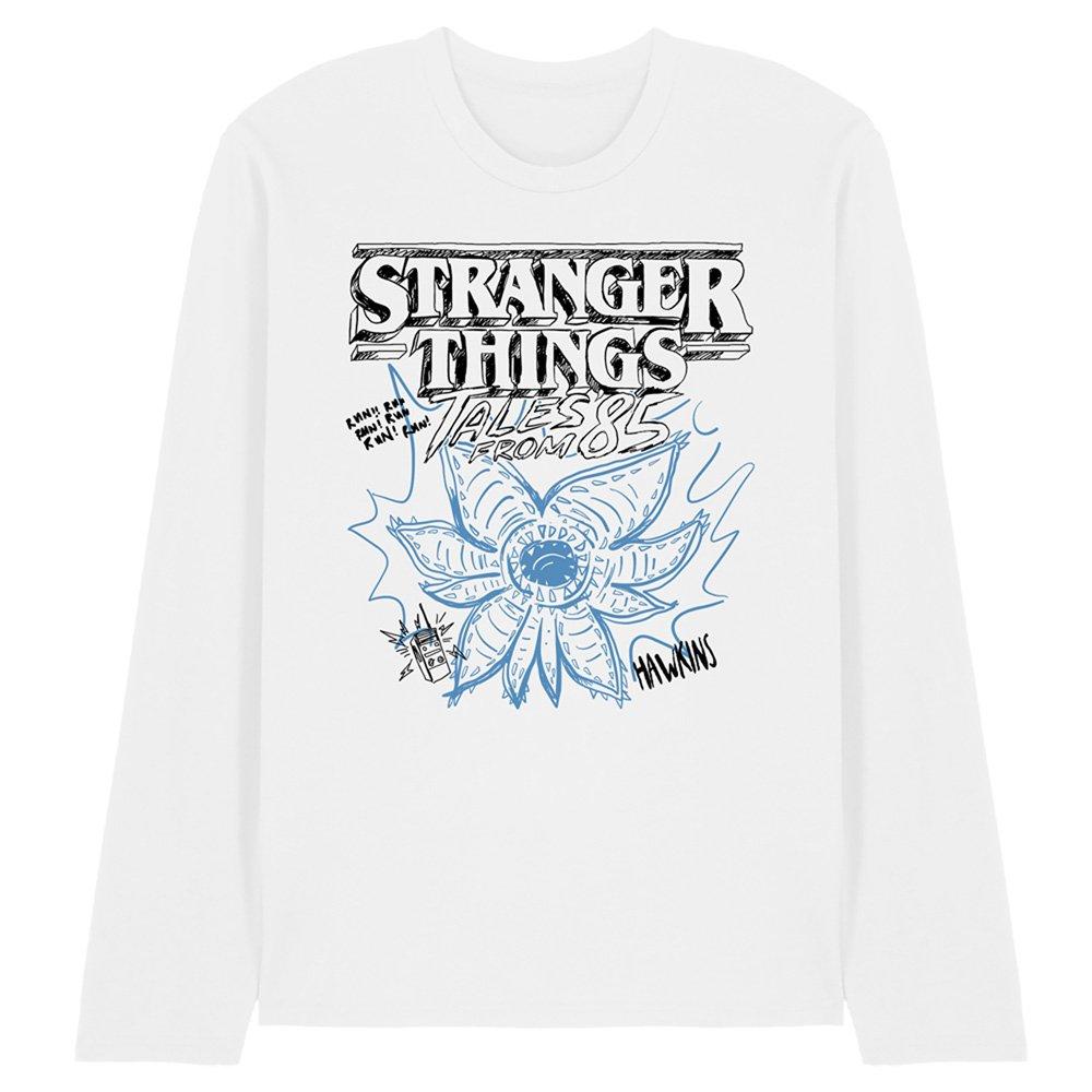 White - Stranger Things - Stranger Things Tales From 85 Demo Sketch Long Sle - 1