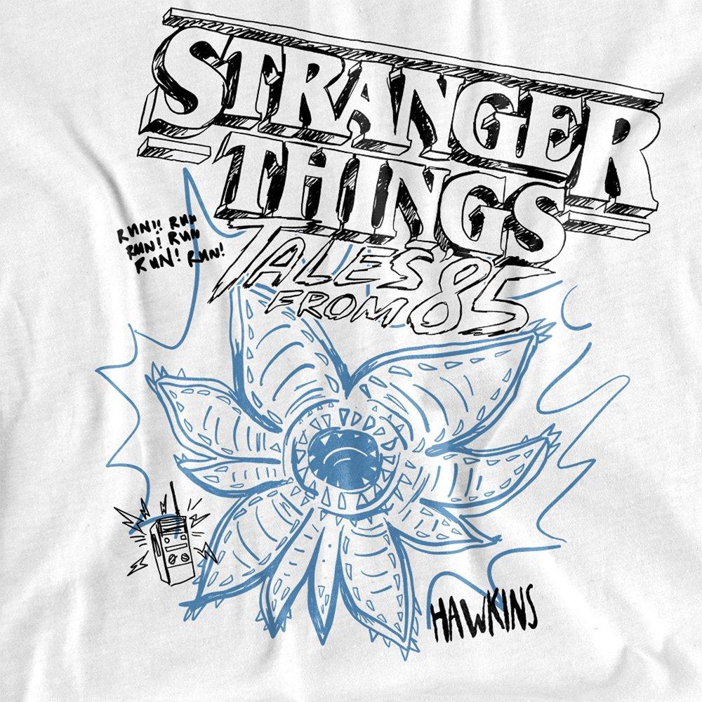 White - Stranger Things - Stranger Things Tales From 85 Demo Sketch Long Sle - 2