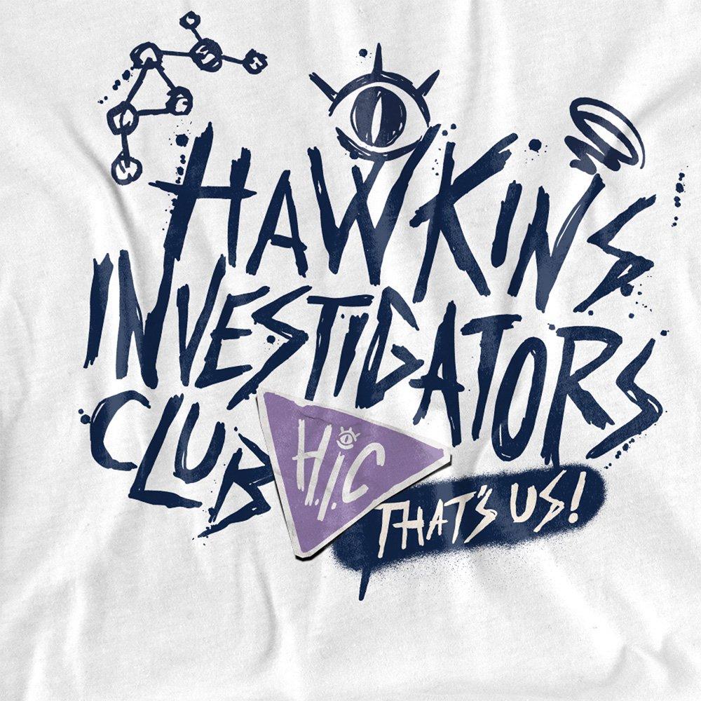 White - Stranger Things - Stranger Things Tales From 85 Hic Scribble T Shirt - 2