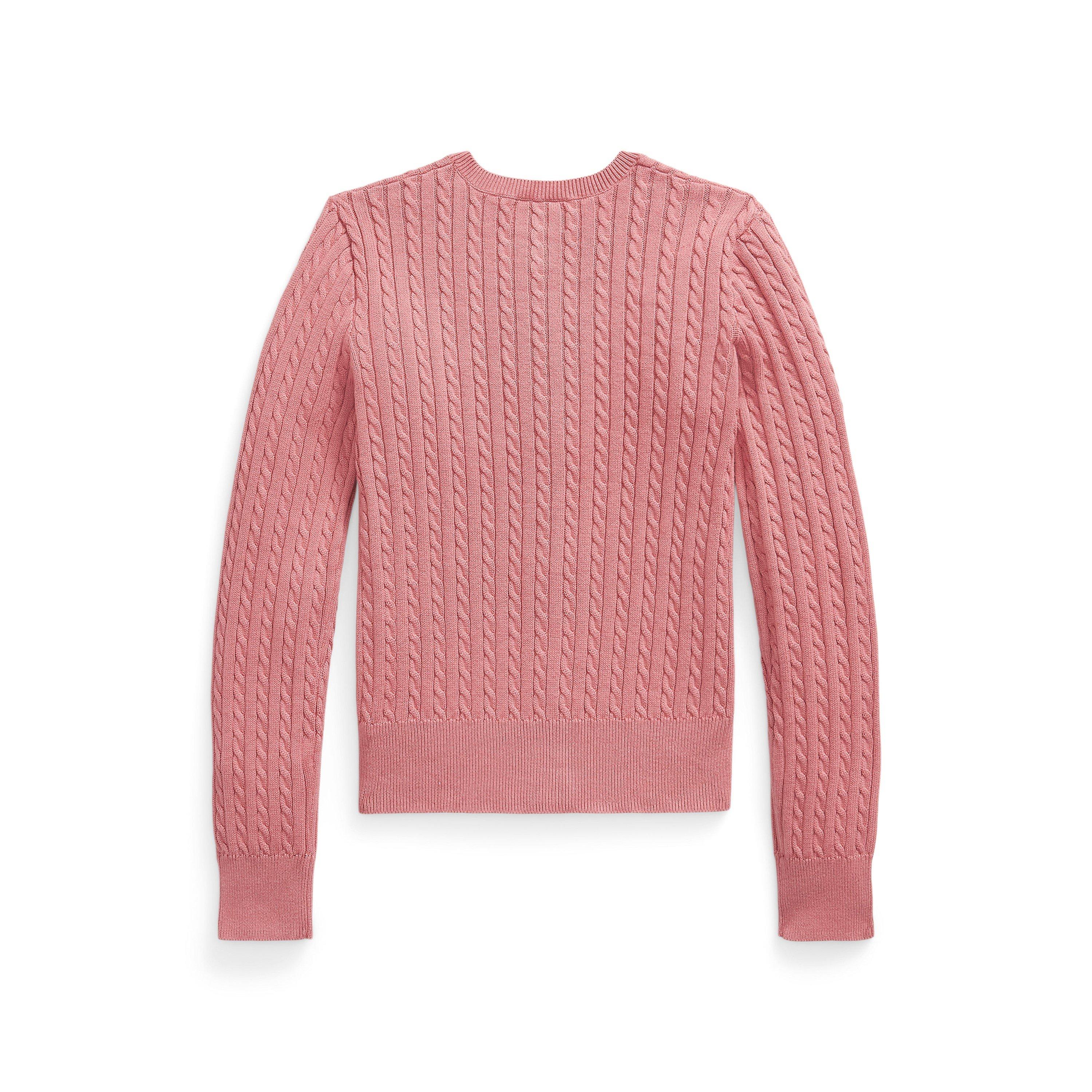 Canvas Pink - Polo Ralph Lauren - Kids' Cable Knit Cardigan - 2