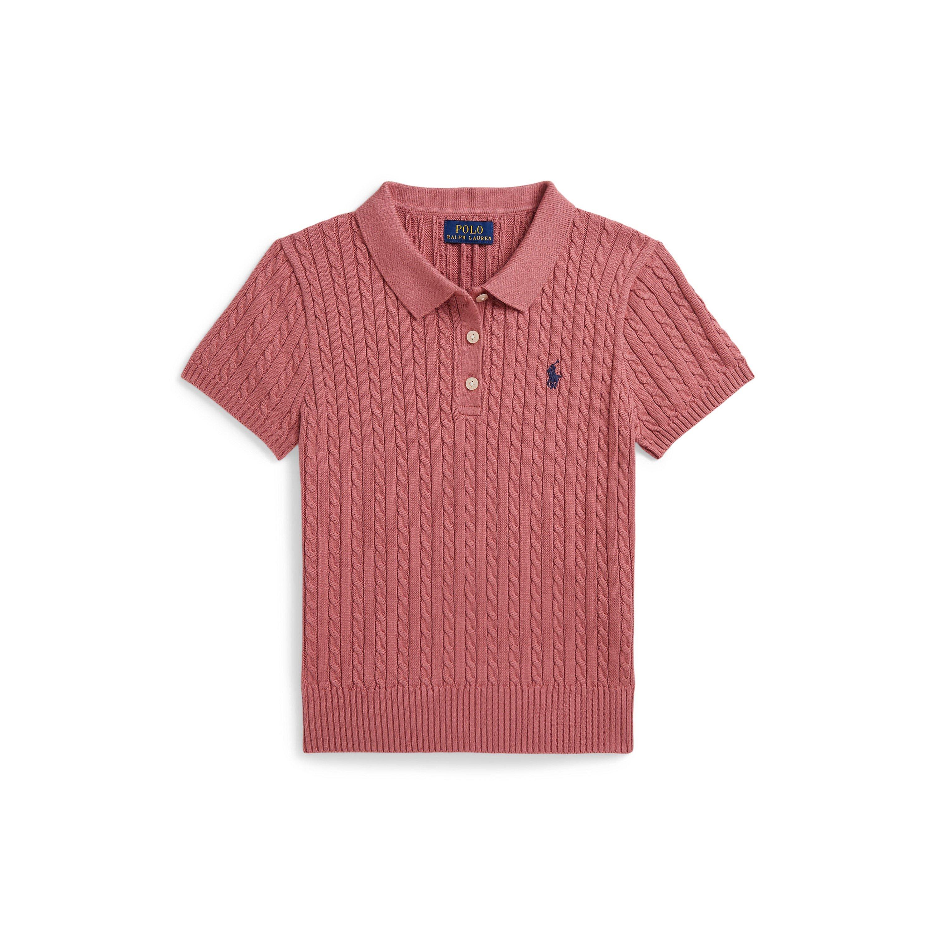 Canvas Pink - Polo Ralph Lauren - Polo Cable Knit Polo Jn64 - 1