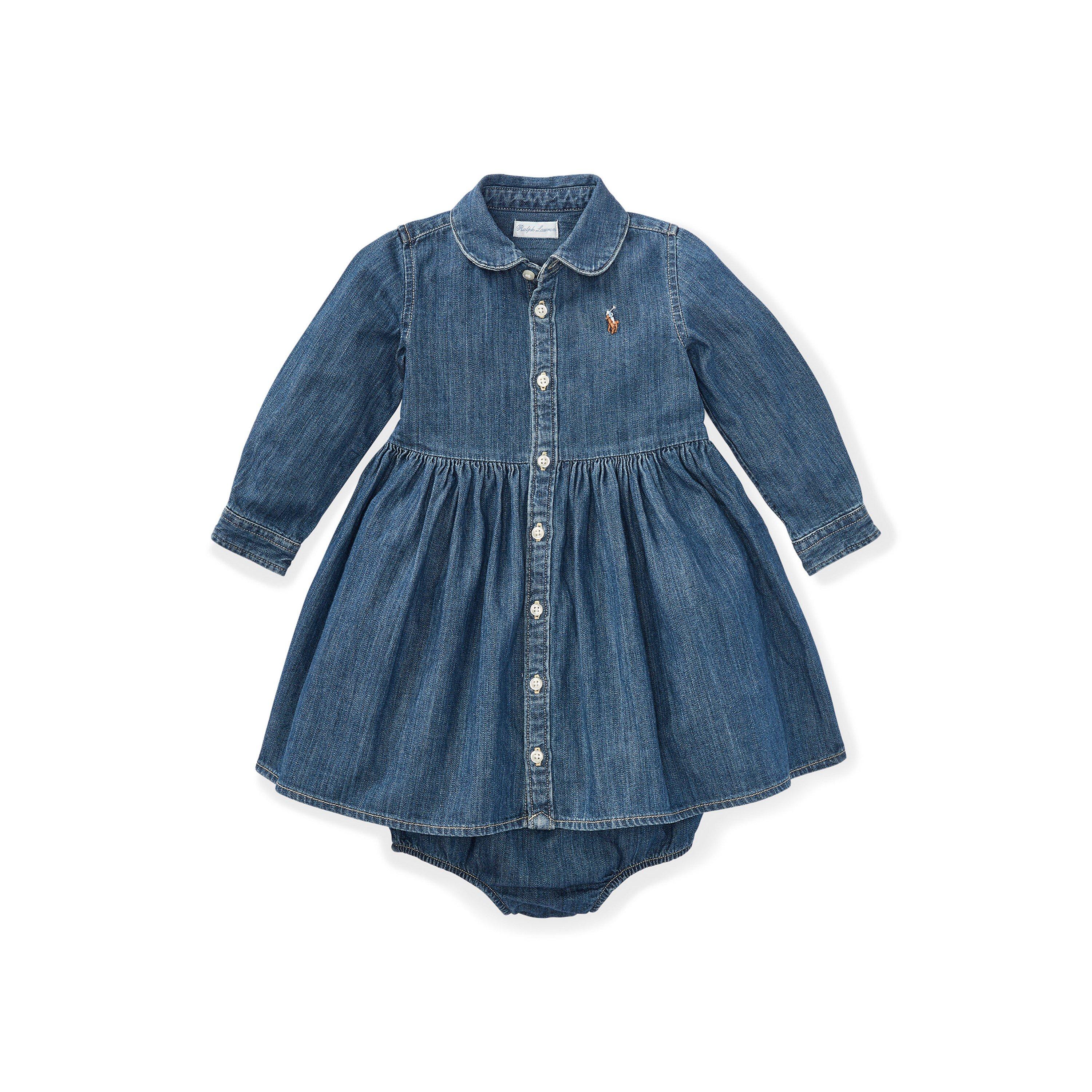 Indigo - Polo Ralph Lauren - Kids' Denim Shirt Dress - 1