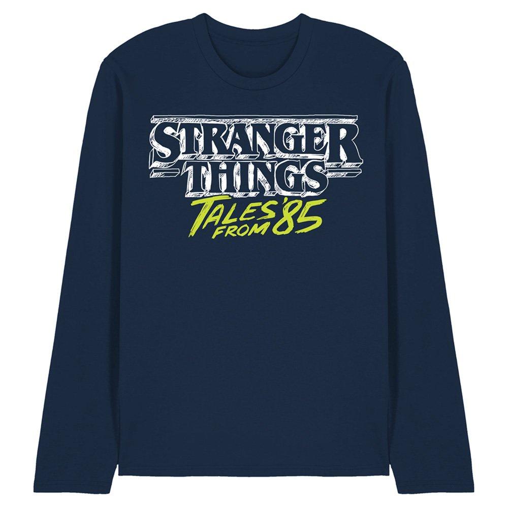 Navy - Stranger Things - Stranger Things Tales From 85 Two Tone Logo Long S - 1