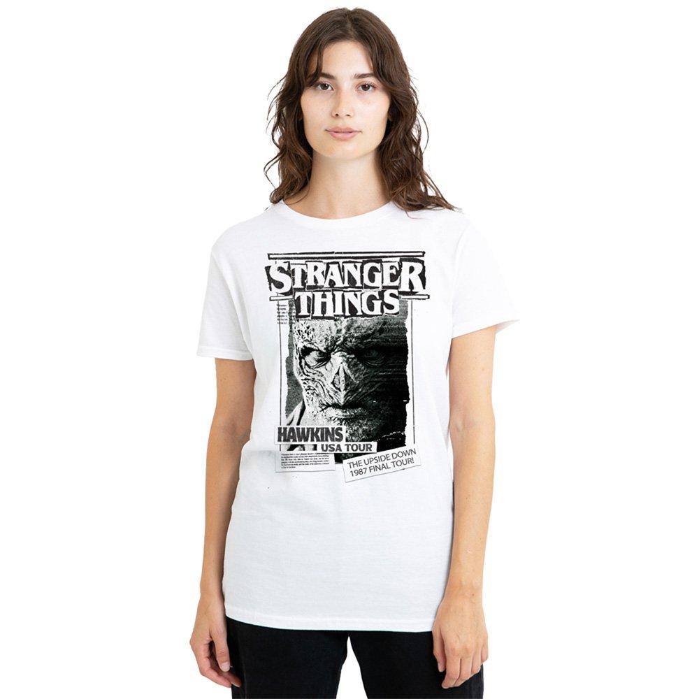 White - Stranger Things - Stranger Things Newspaper Vecna T-Shirt White - 1