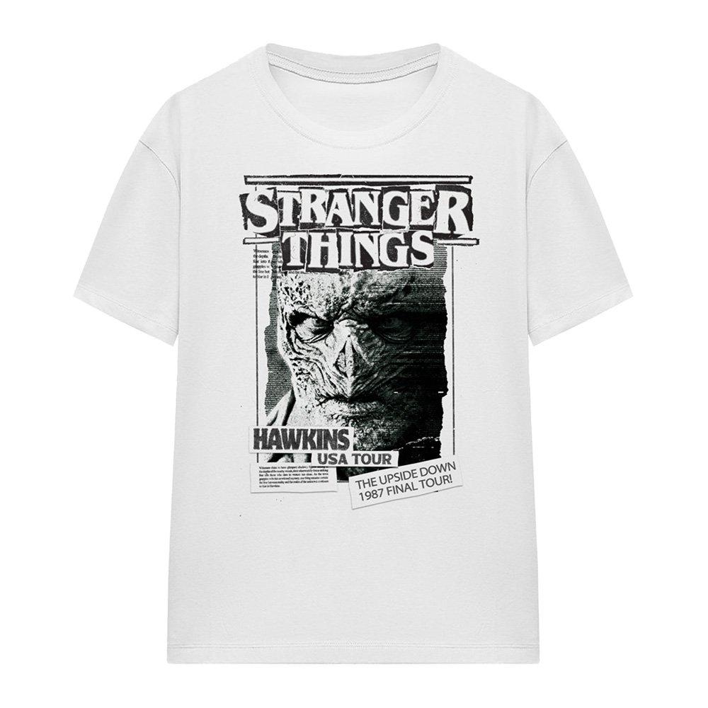 White - Stranger Things - Stranger Things Newspaper Vecna T-Shirt White - 4