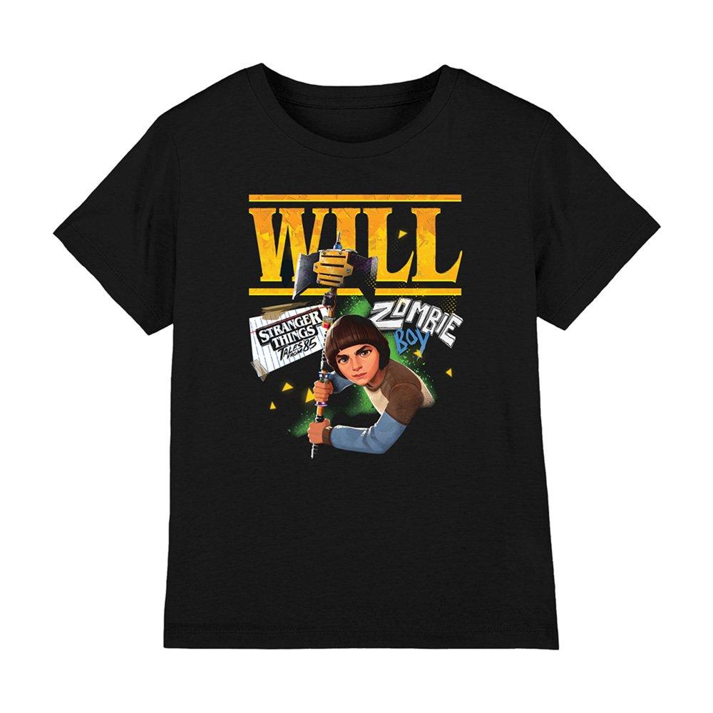 Black - Stranger Things - Stranger Things Tales From 85 Will Kids T Shirt B - 1