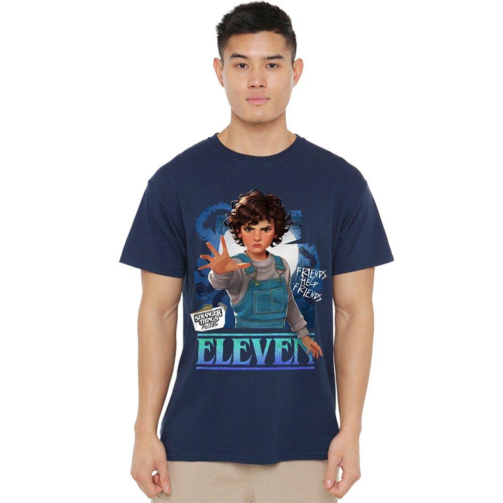 Stranger Things Stranger Things Tales From 85 Eleven T Shirt Navy