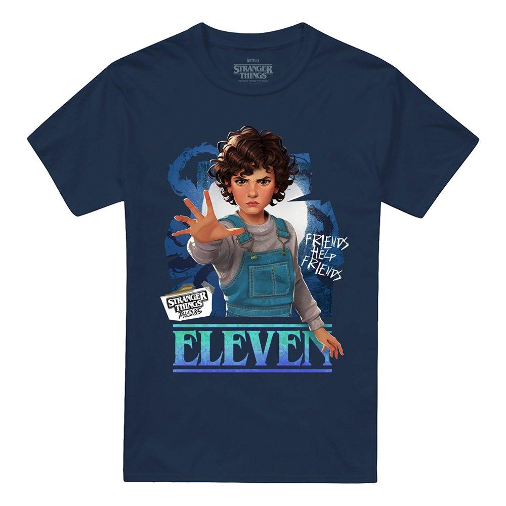 Navy - Stranger Things - Stranger Things Tales From 85 Eleven T Shirt Navy - 4