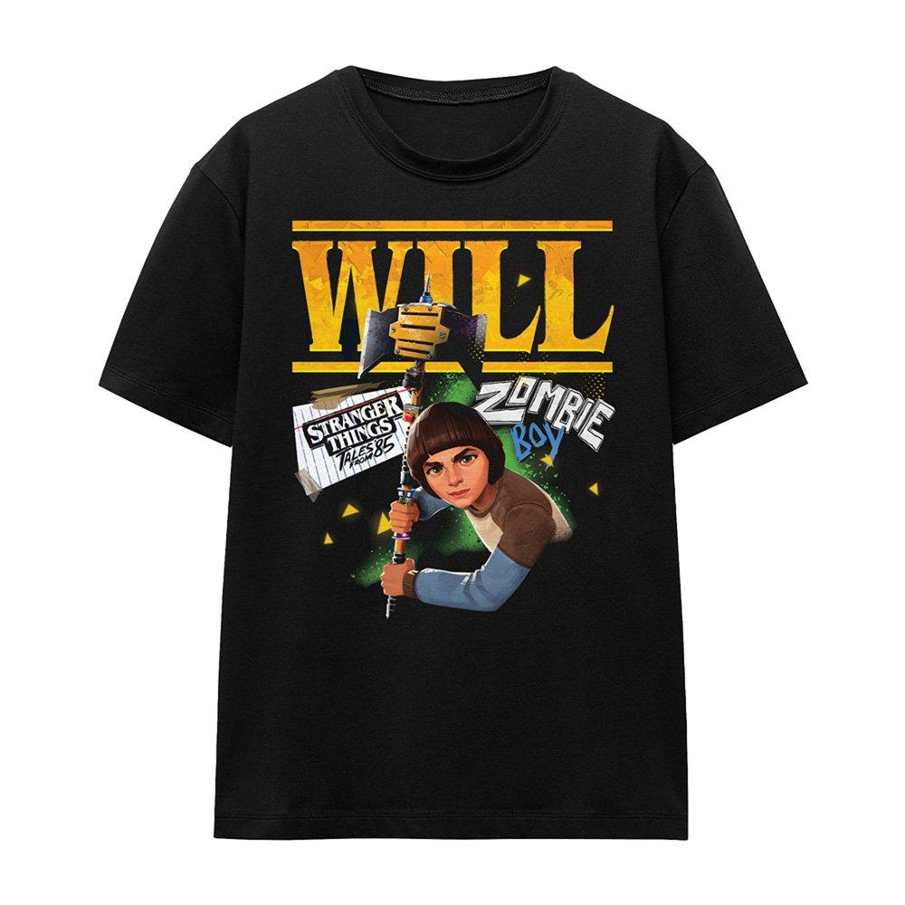 Black - Stranger Things - Stranger Things Tales From 85 Will T-Shirt Black - 4