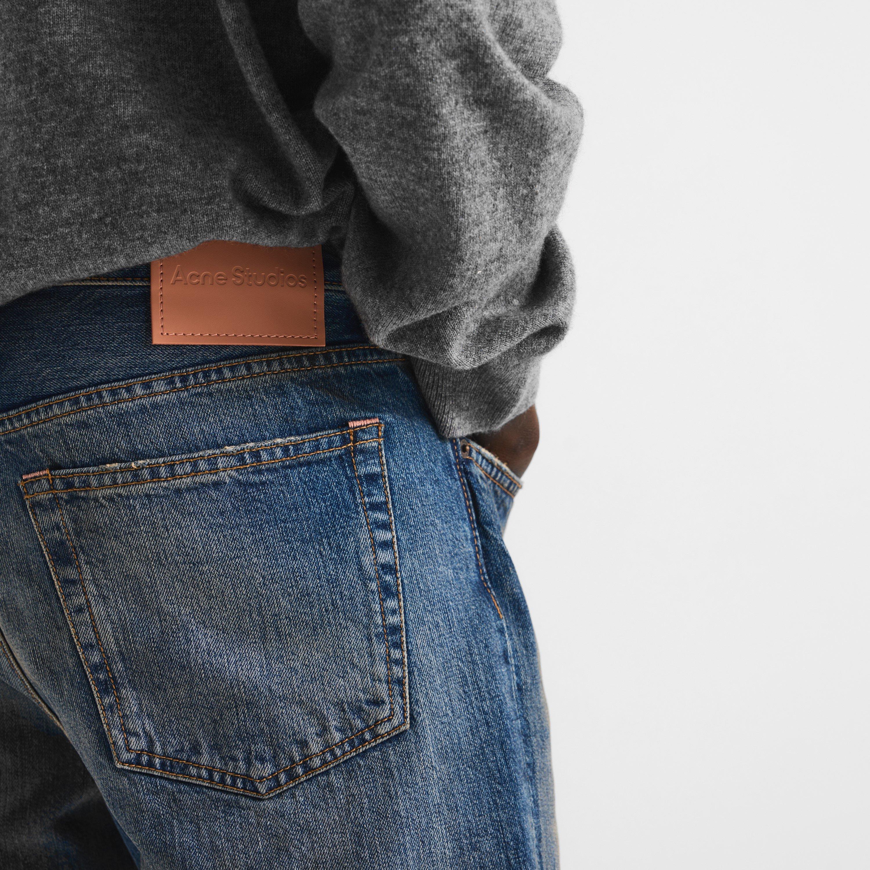Bingo - Acne Studios - Men's 1996M Distressed Cotton Wide-Leg Jeans - 5