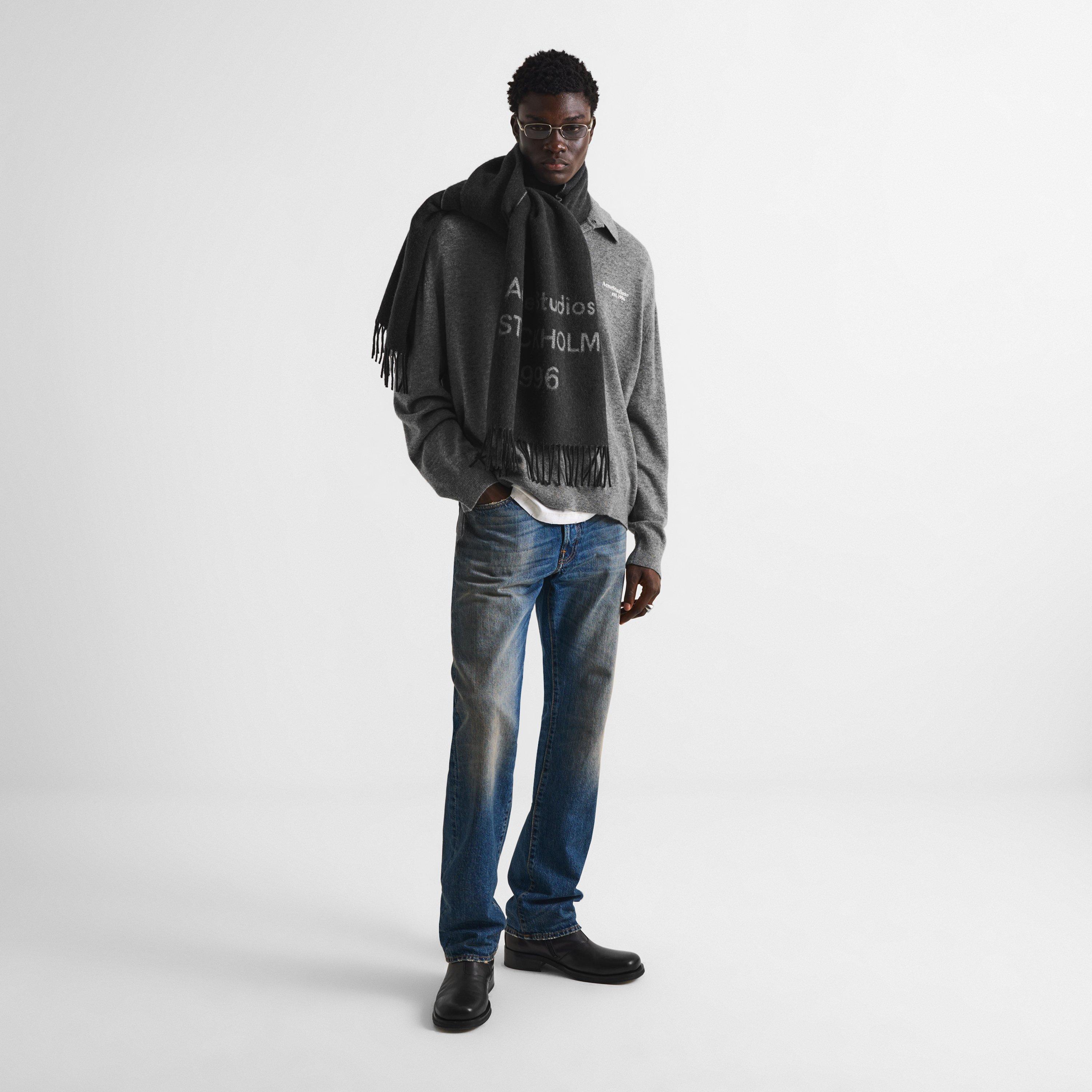 Bingo - Acne Studios - Men's 1996M Distressed Cotton Wide-Leg Jeans - 6