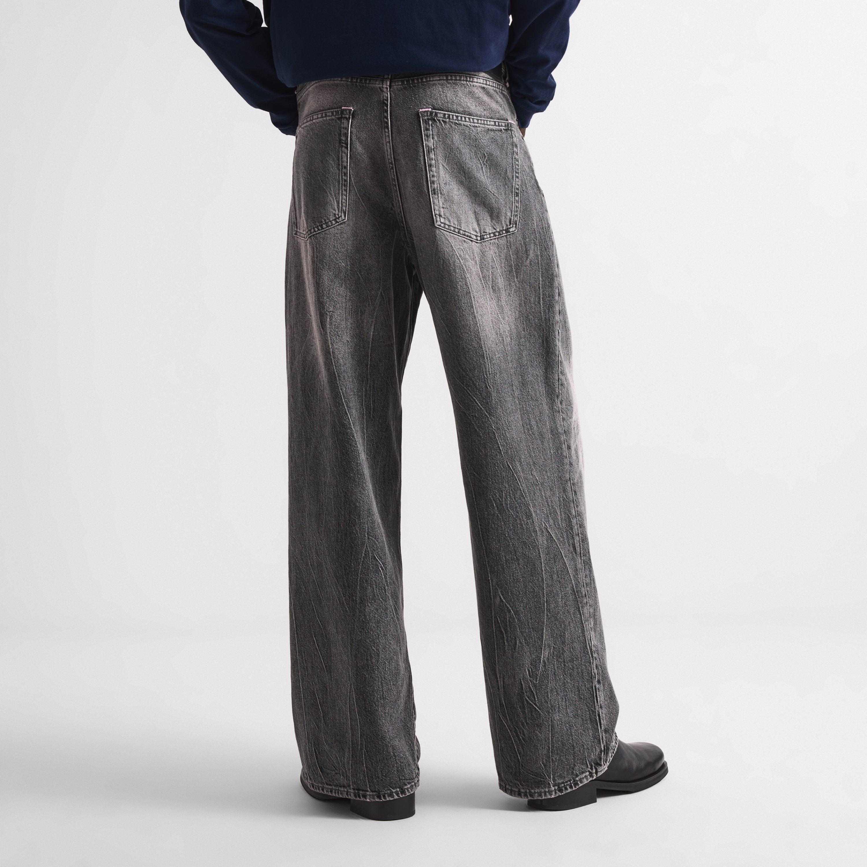 Gothik - Acne Studios - Men's 1981 Distressed Cotton Wide-Leg Jeans - 4