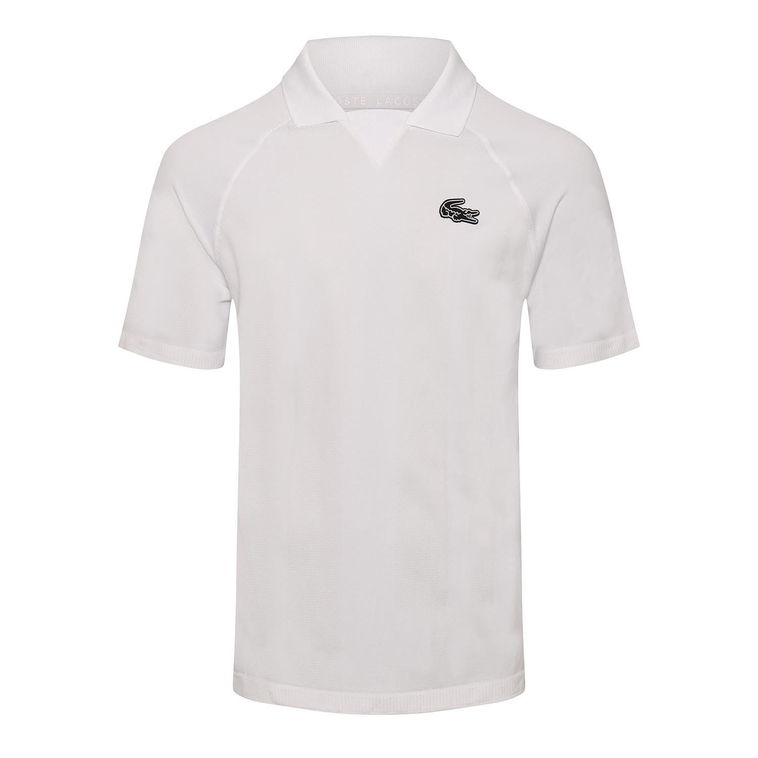 White - Lacoste - Sport Seamless Polo Shirt - 1