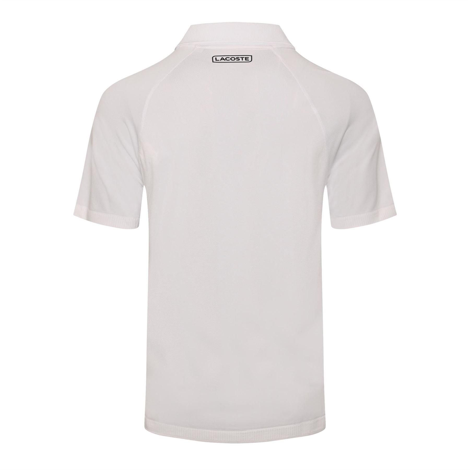 White - Lacoste - Sport Seamless Polo Shirt - 2