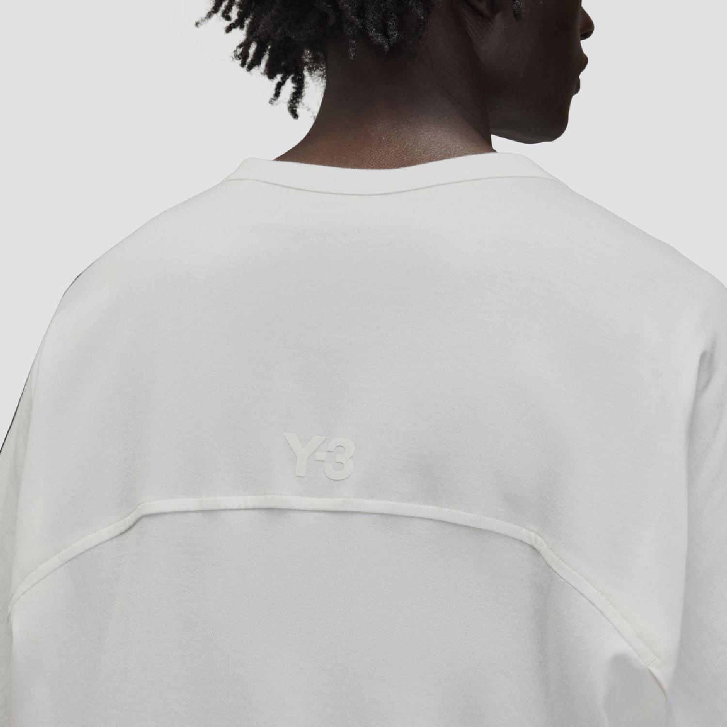 White - Y3 - 3-Stripes Short Sleeve T-Shirt - 6