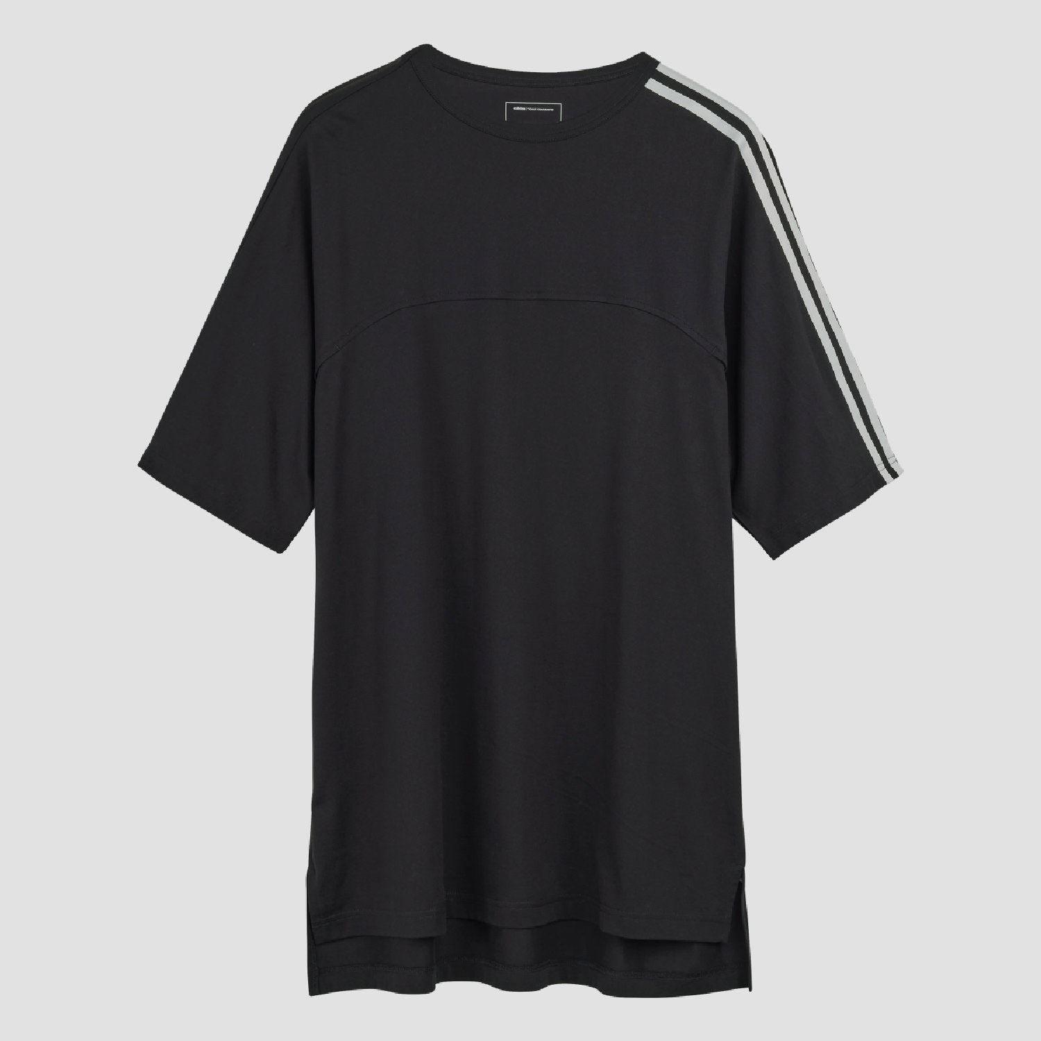 Black - Y3 - 3-Stripes Short Sleeve T-Shirt - 1
