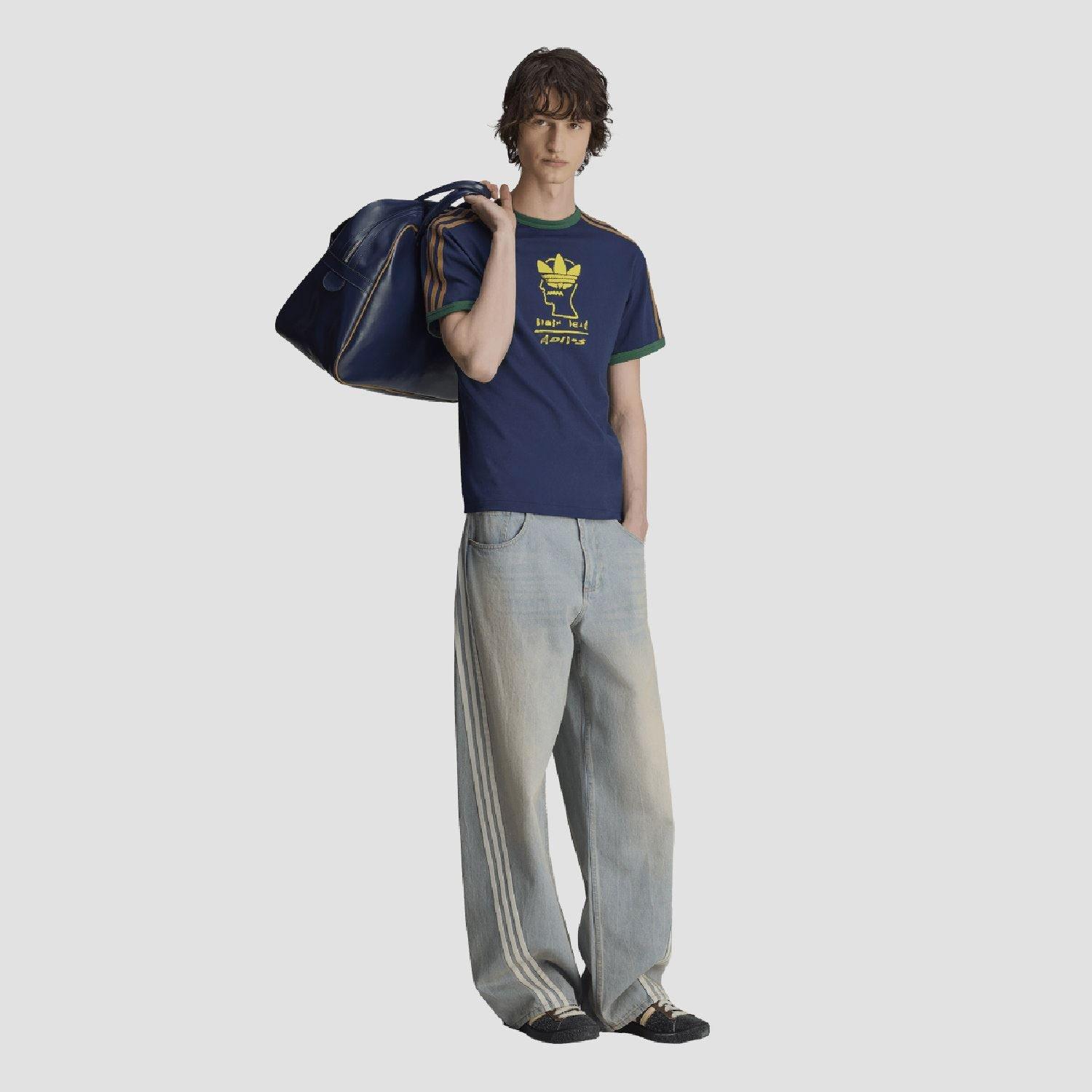 Navy - adidas Originals - Brain Dead T-Shirt - 6