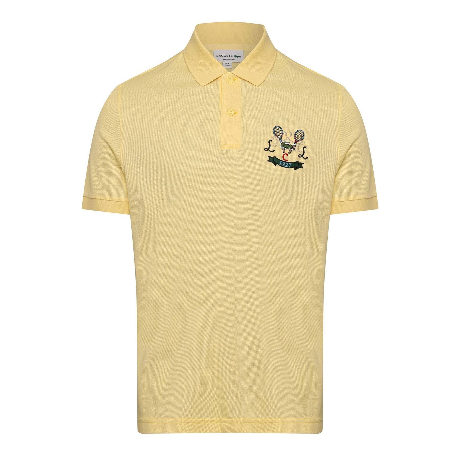Yellow - Lacoste - Regular-Fit Polo Shirt - 1