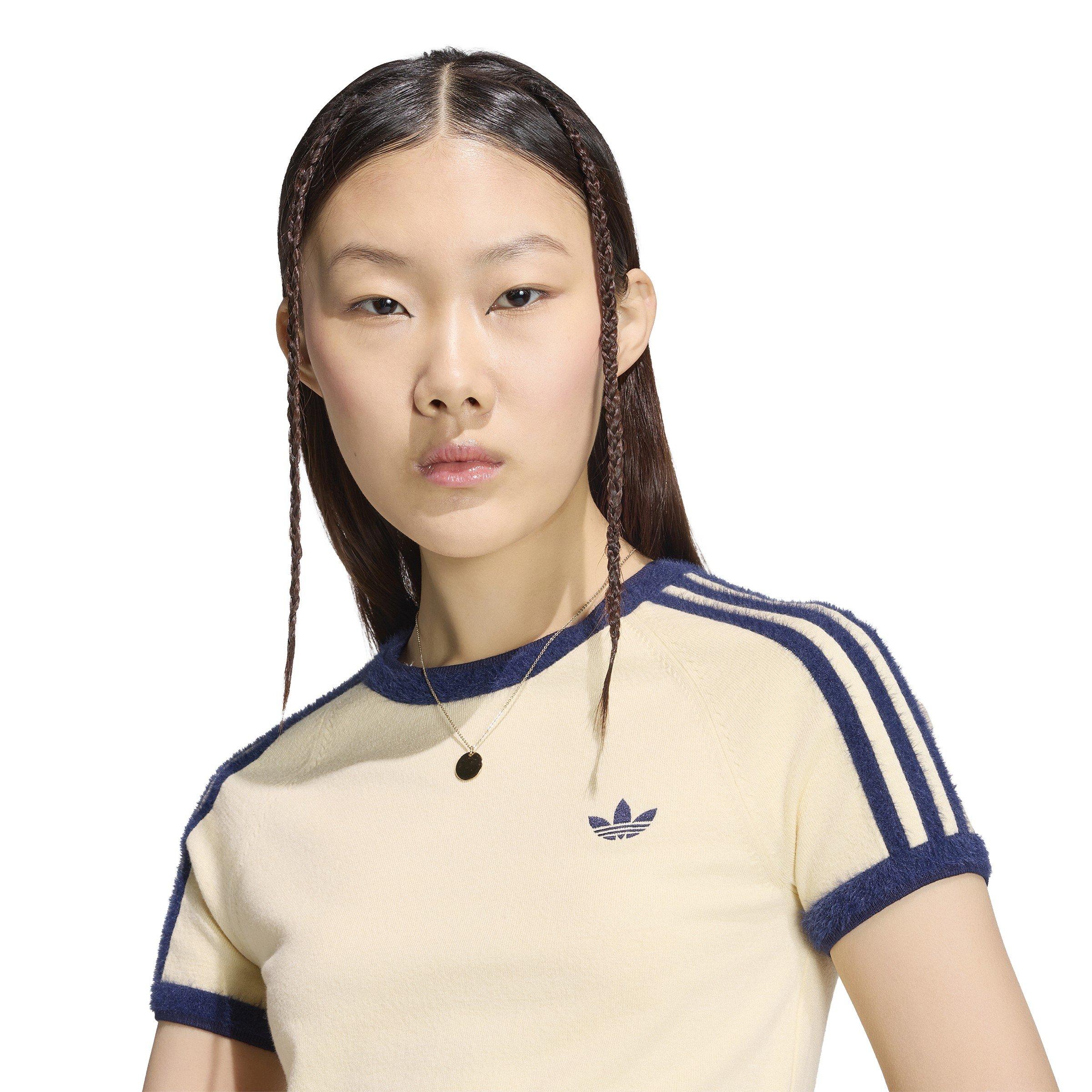Vanilla/Indigo - adidas Originals - Adi OG Knt Tee Ld64 - 4
