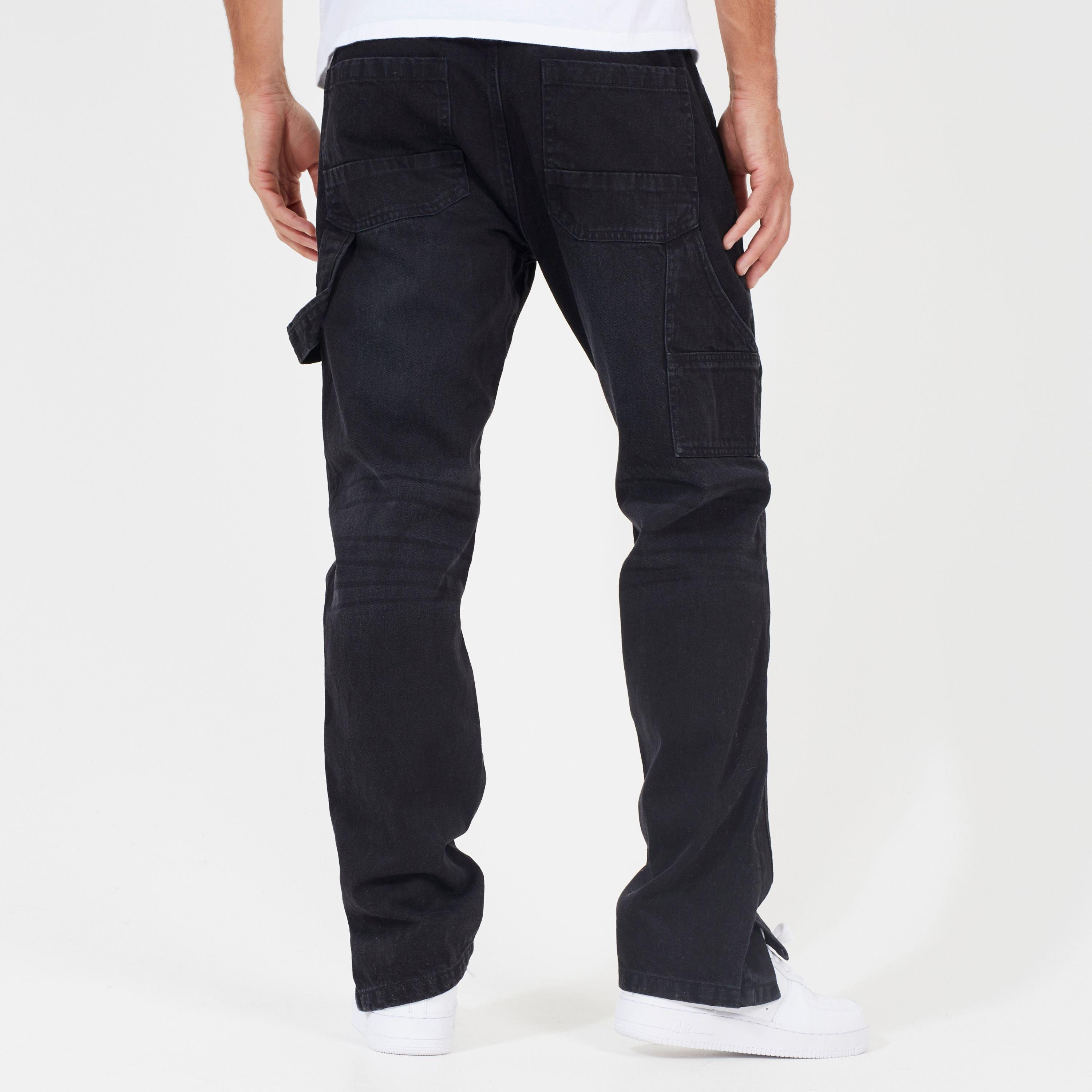 Lavaggio al carbone - Brave Soul - BS Mens Loose Fit Carpenter Jean - 2