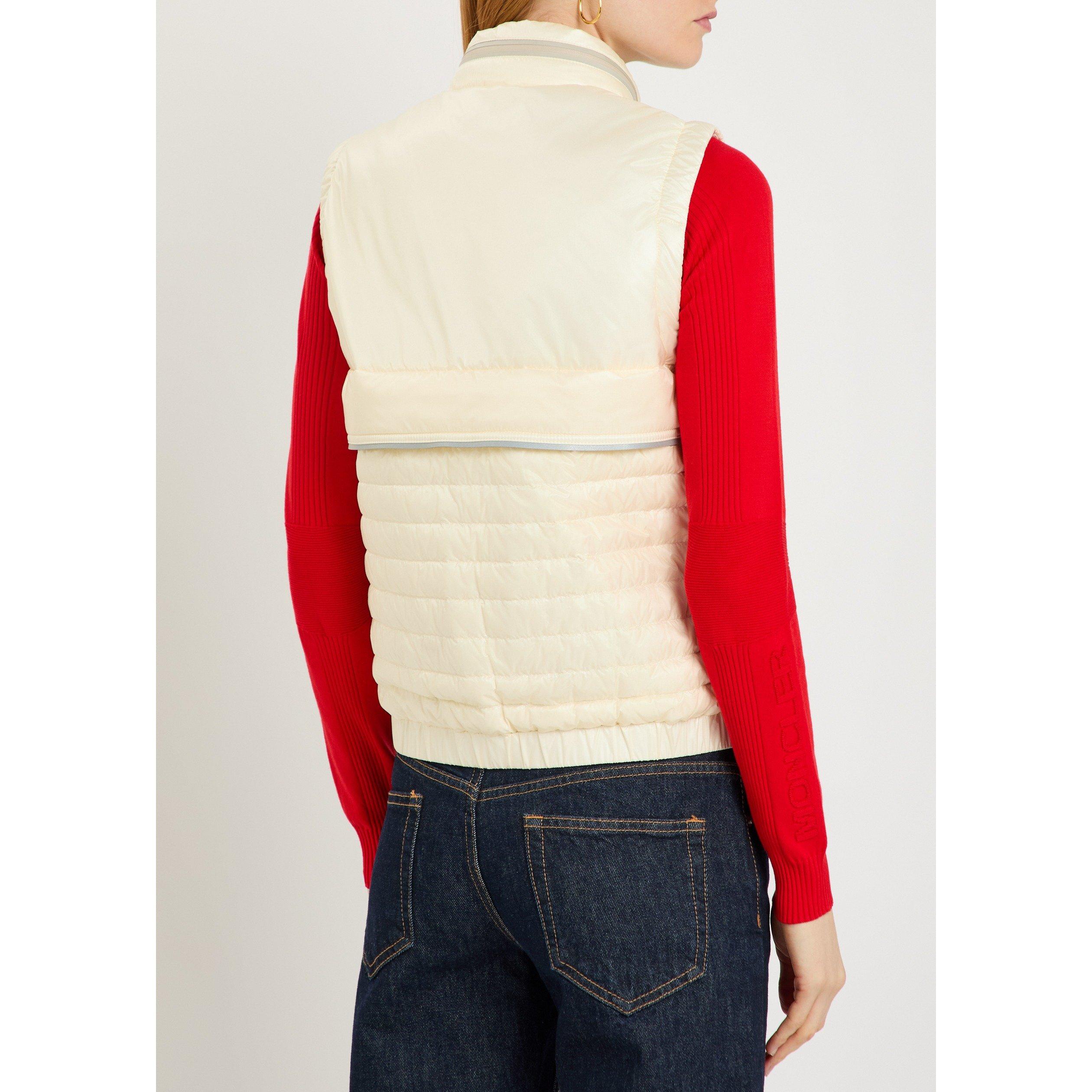 NATURAL - Moncler - Women's Gumiane Down Slim-Fit Gilet - 3
