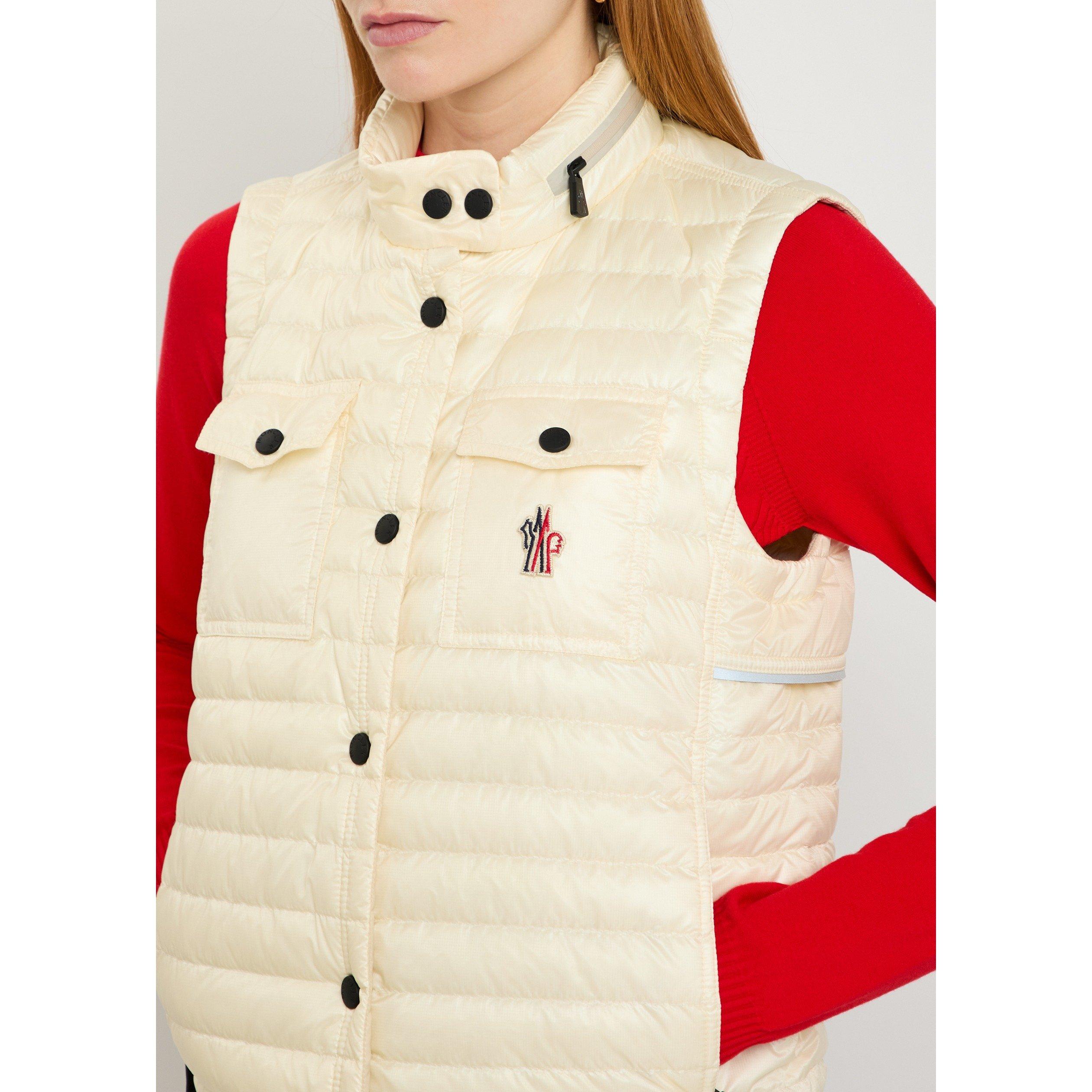 NATURAL - Moncler - Women's Gumiane Down Slim-Fit Gilet - 4