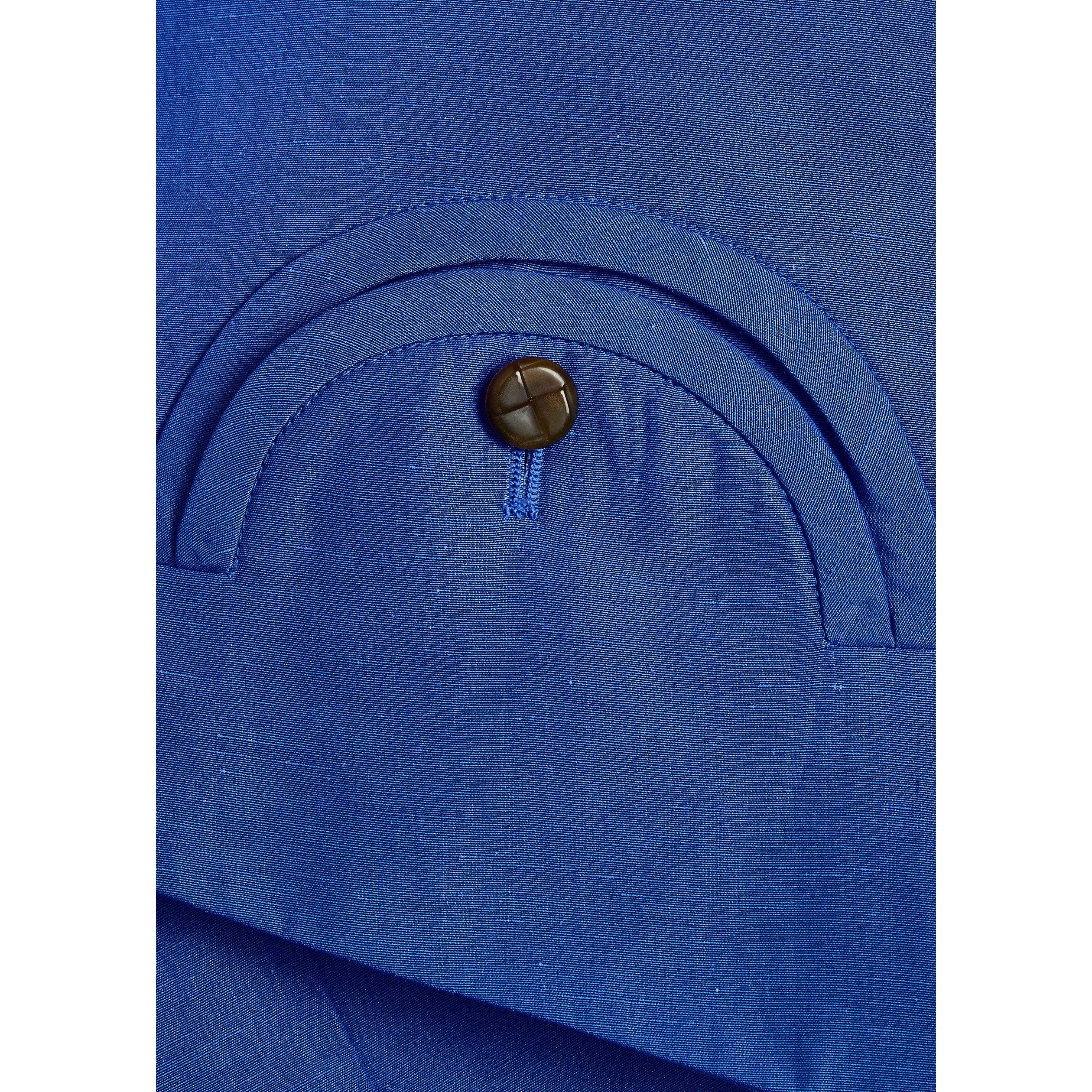 BLUE - Blaze Milano - Women's Feral Silk Slim-Fit Gilet - 4