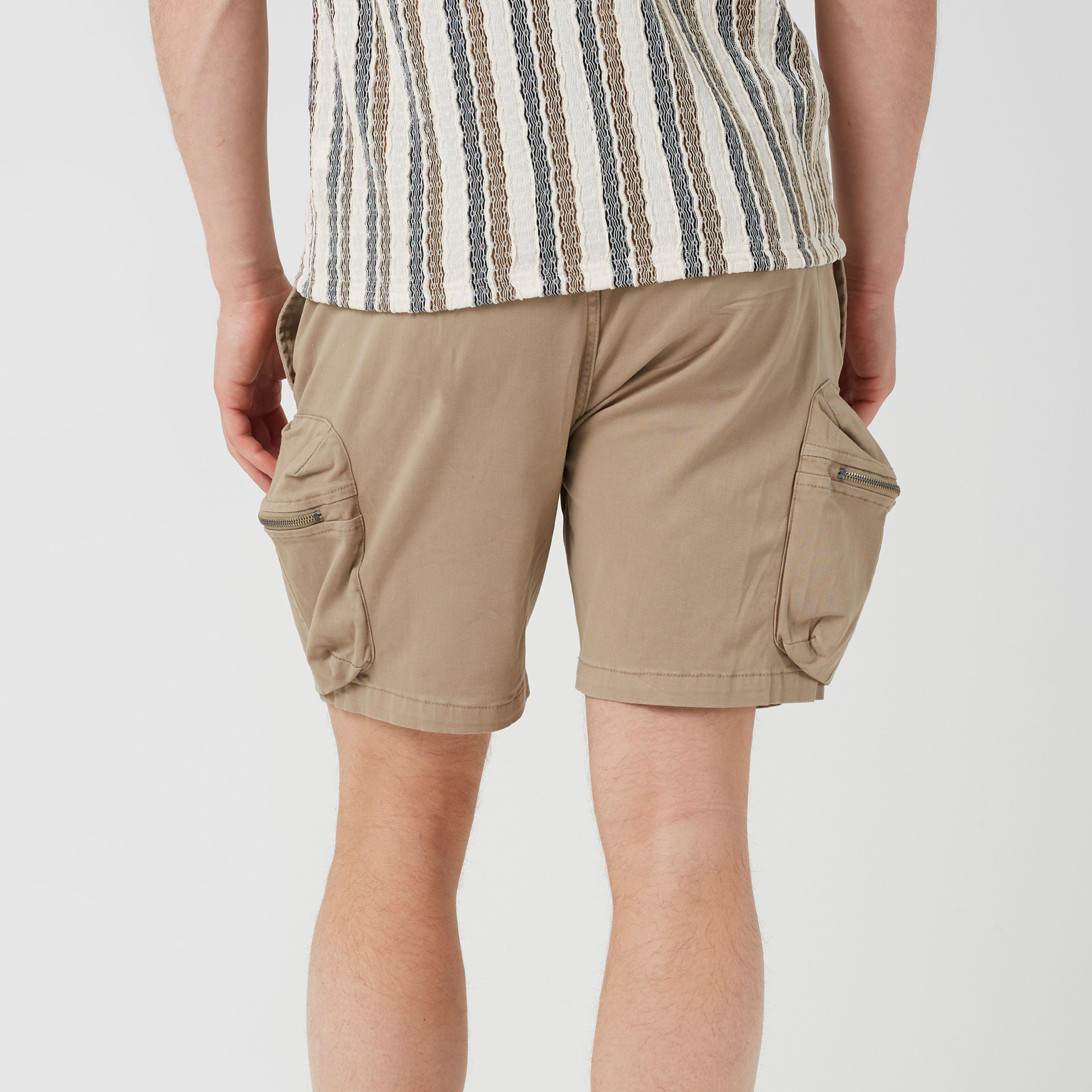 Pietra - Brave Soul - Men's Cotton Twill Chino Shorts - 2