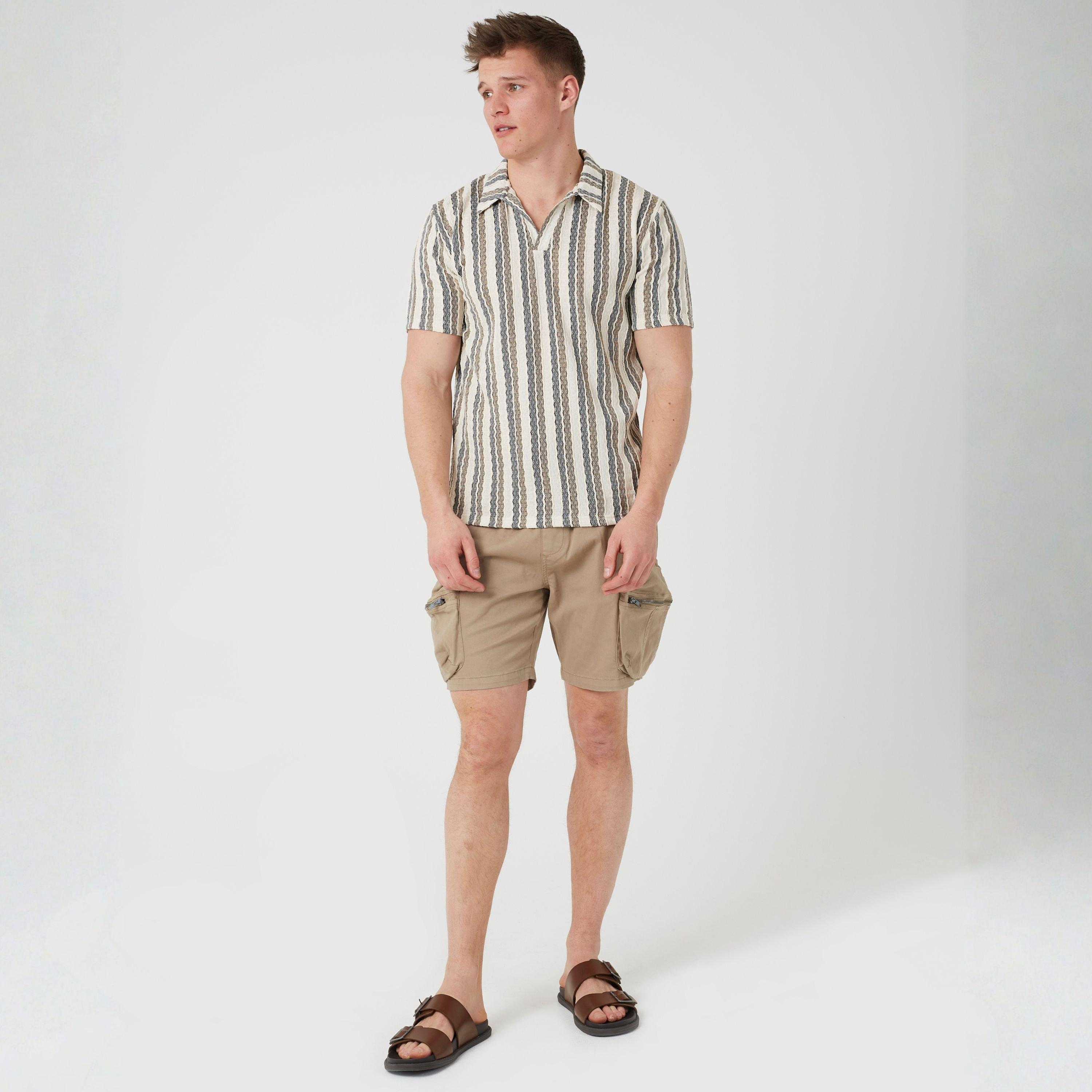 Pietra - Brave Soul - Men's Cotton Twill Chino Shorts - 4