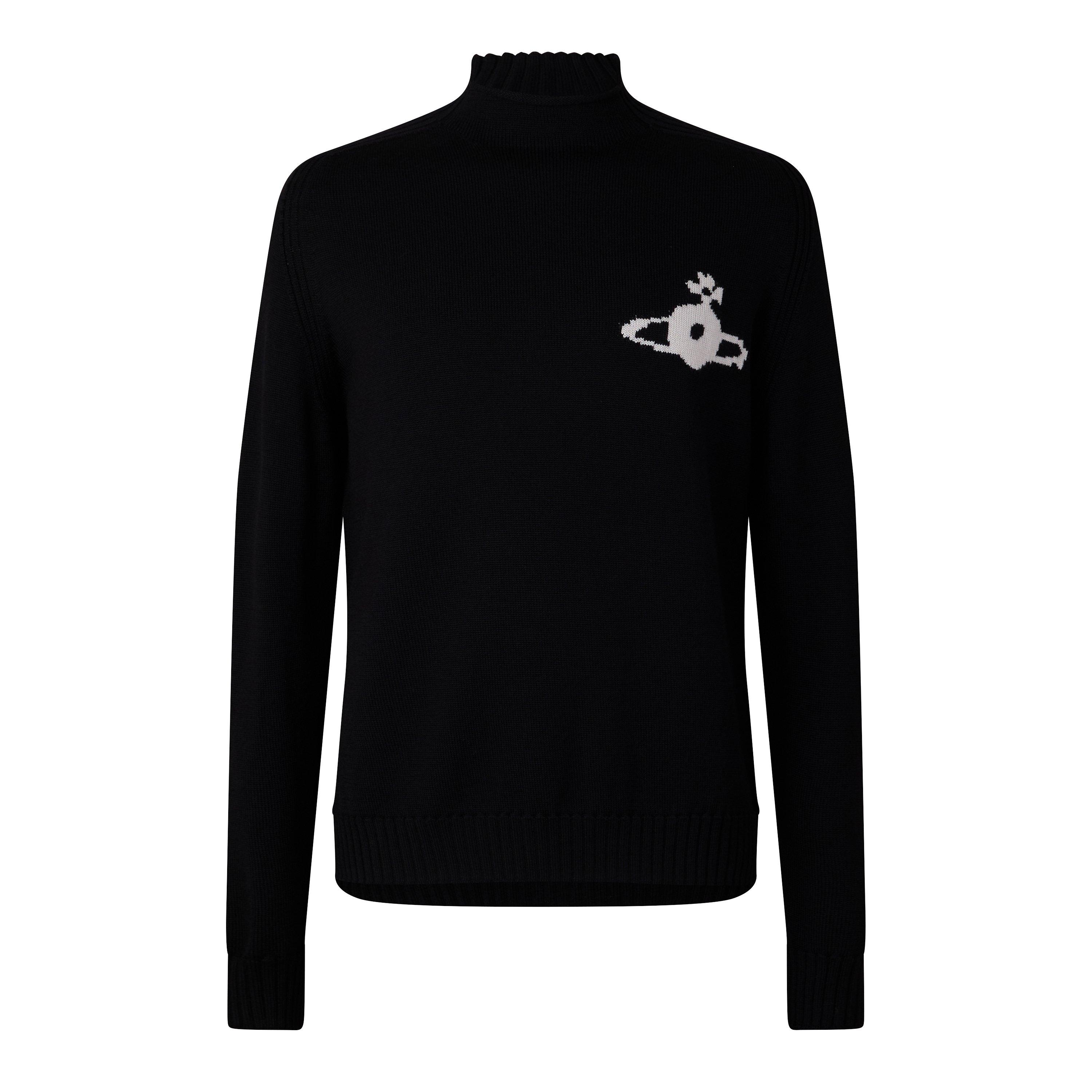 Black/White - Vivienne Westwood - Viv Orb Jumper Sn64 - 1