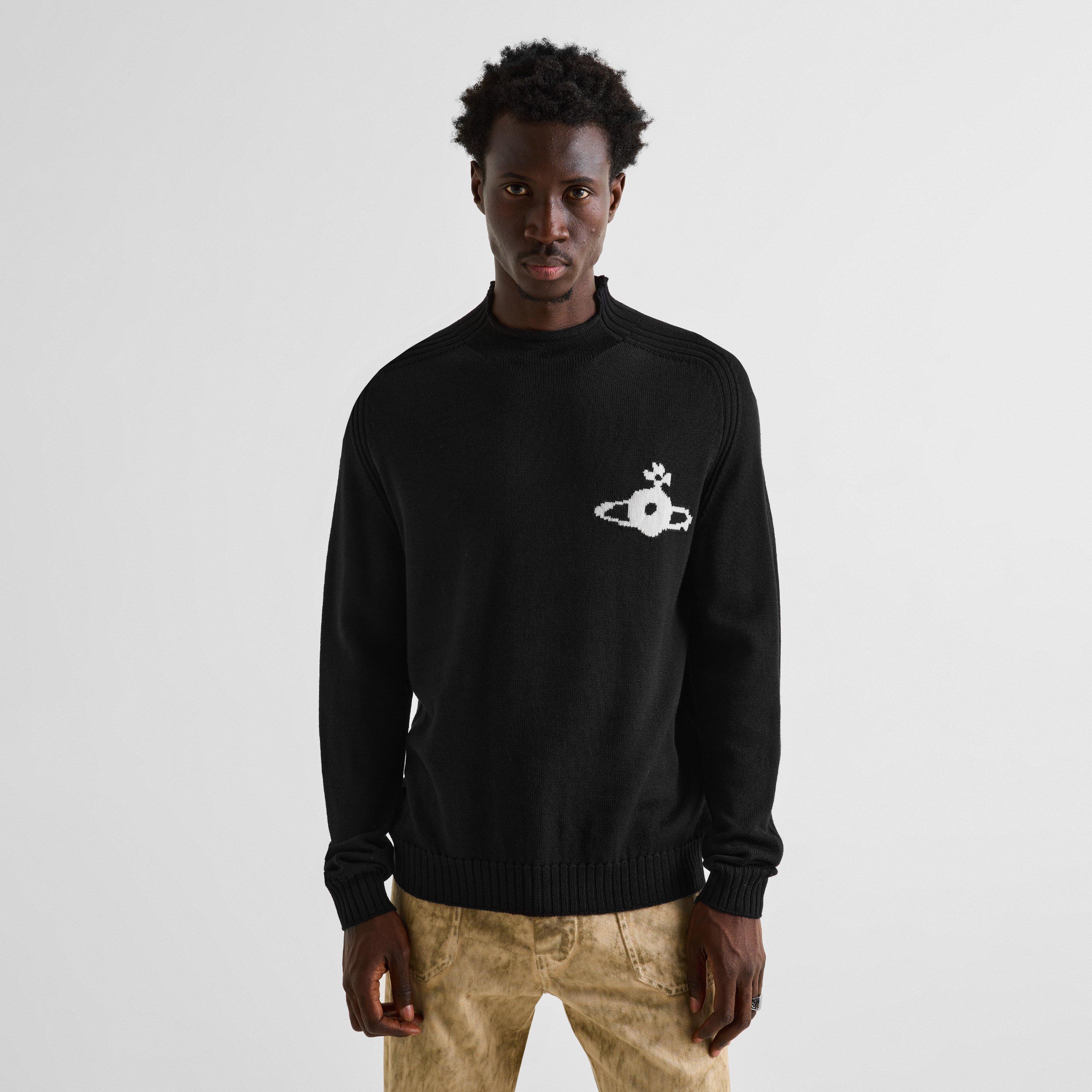 Black/White - Vivienne Westwood - Viv Orb Jumper Sn64 - 3