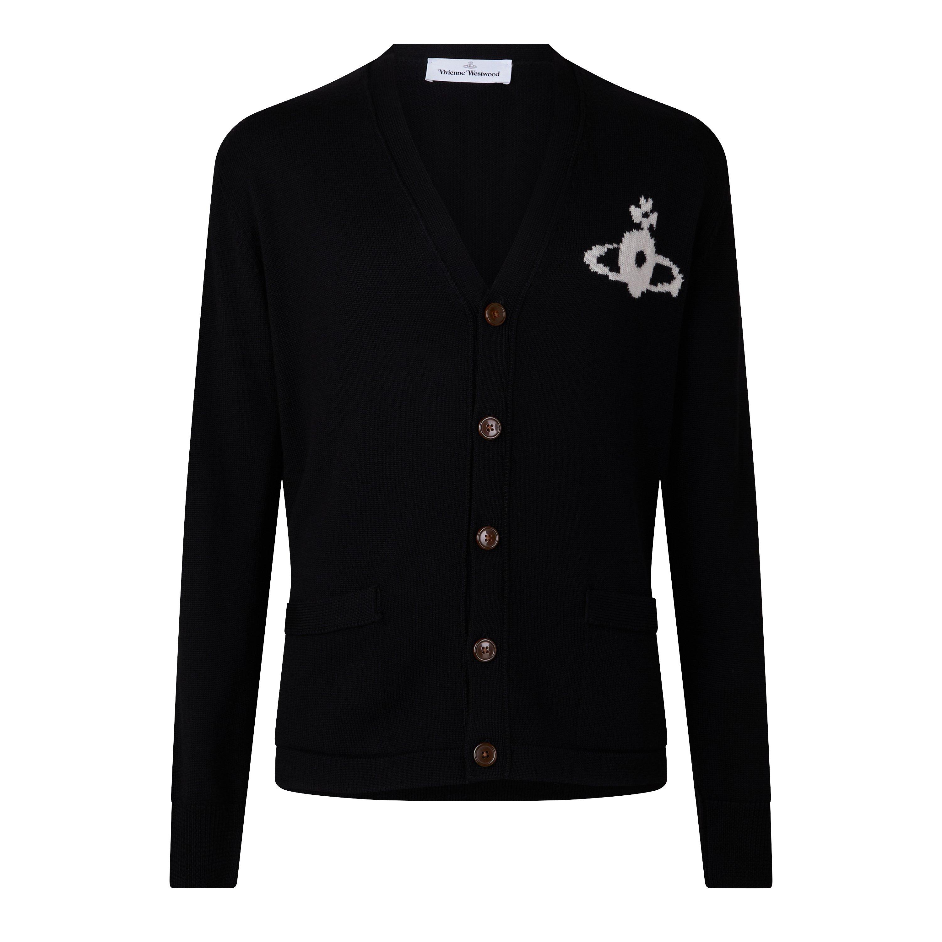 Black/White - Vivienne Westwood - Viv Orb Cardi Sn64 - 1