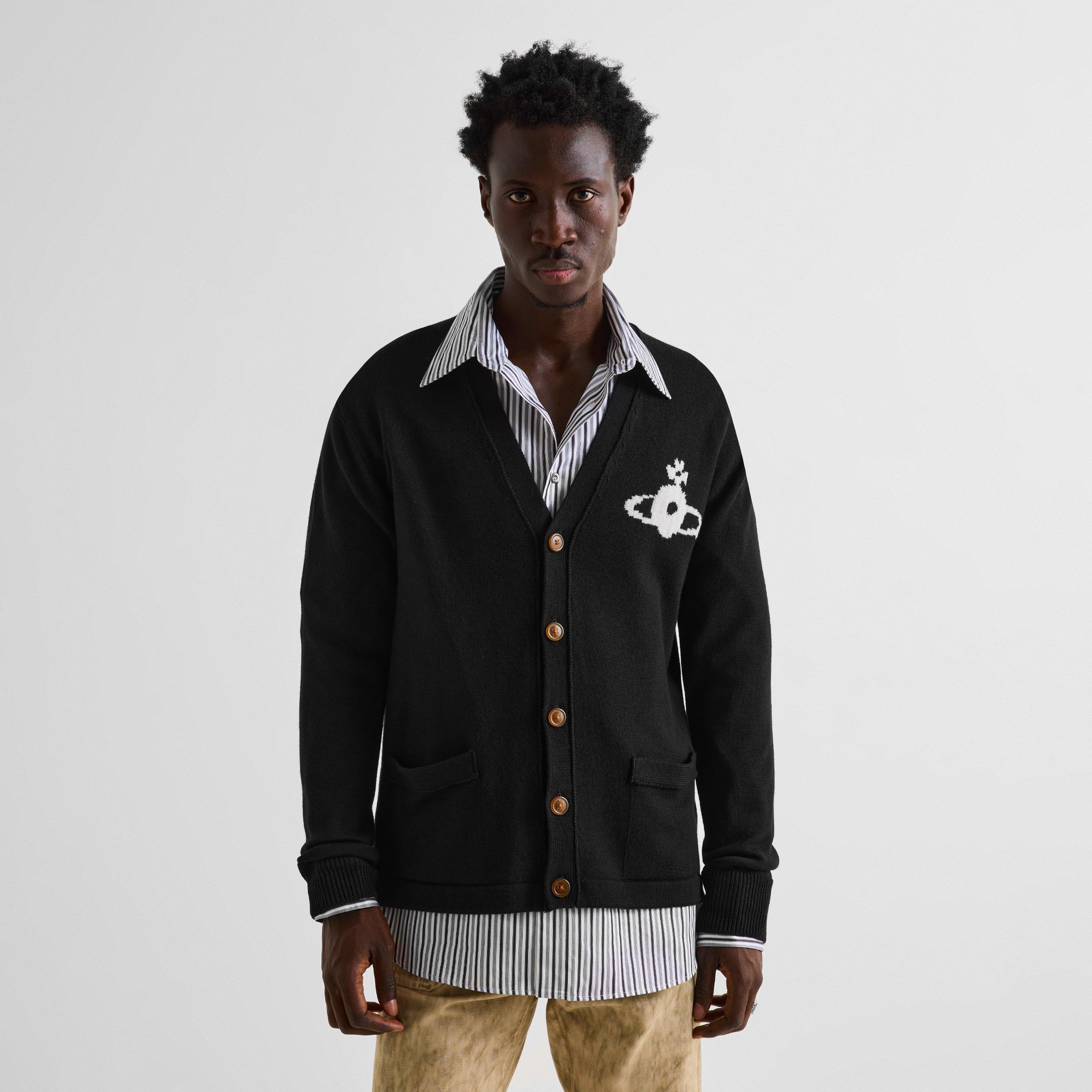 Black/White - Vivienne Westwood - Viv Orb Cardi Sn64 - 3