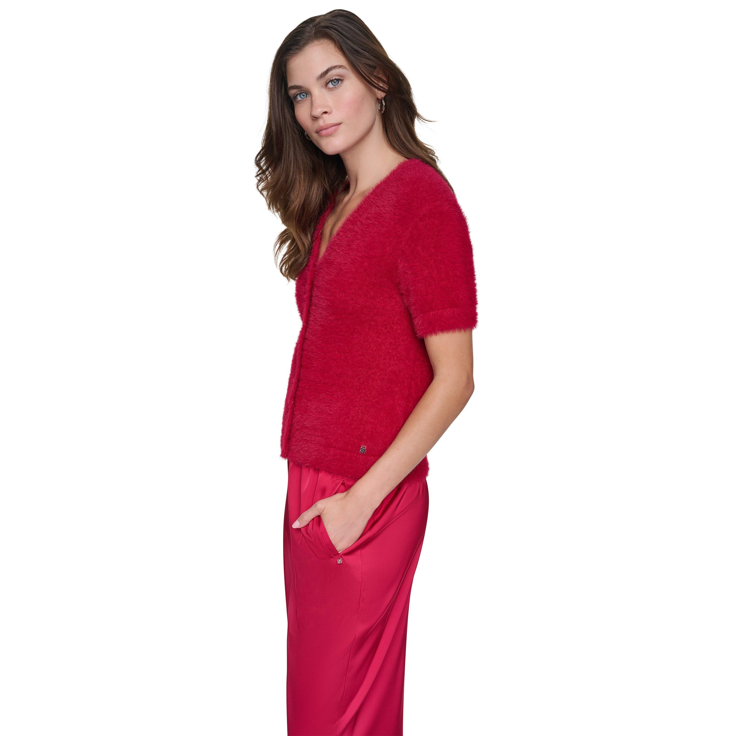 Ruby - DKNY - DKNY Short Sleeve Brushed Cardigan - 3