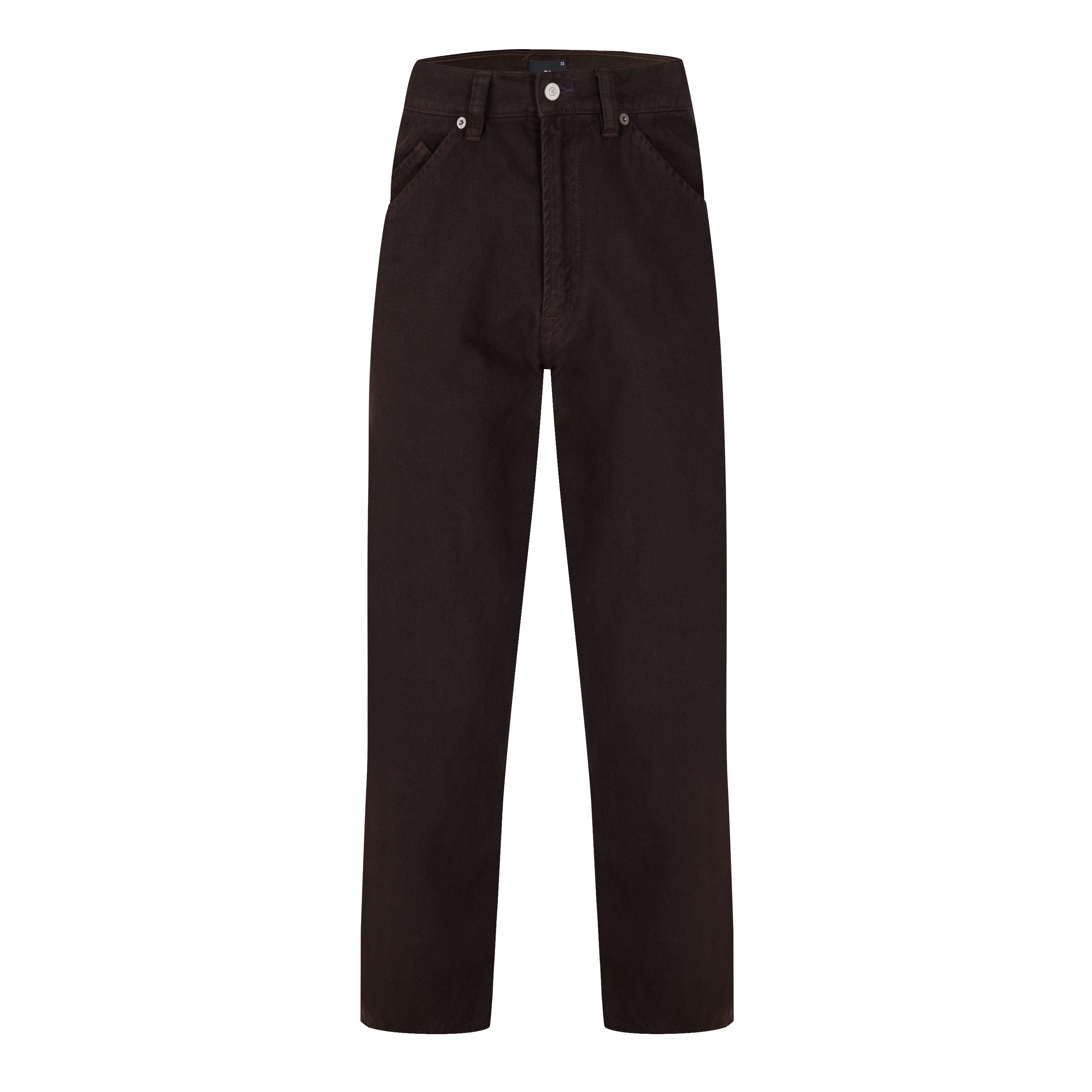 Brown 69 - PS Paul Smith - Men's Cotton Relaxed-Fit Wide-Leg Jeans - 1