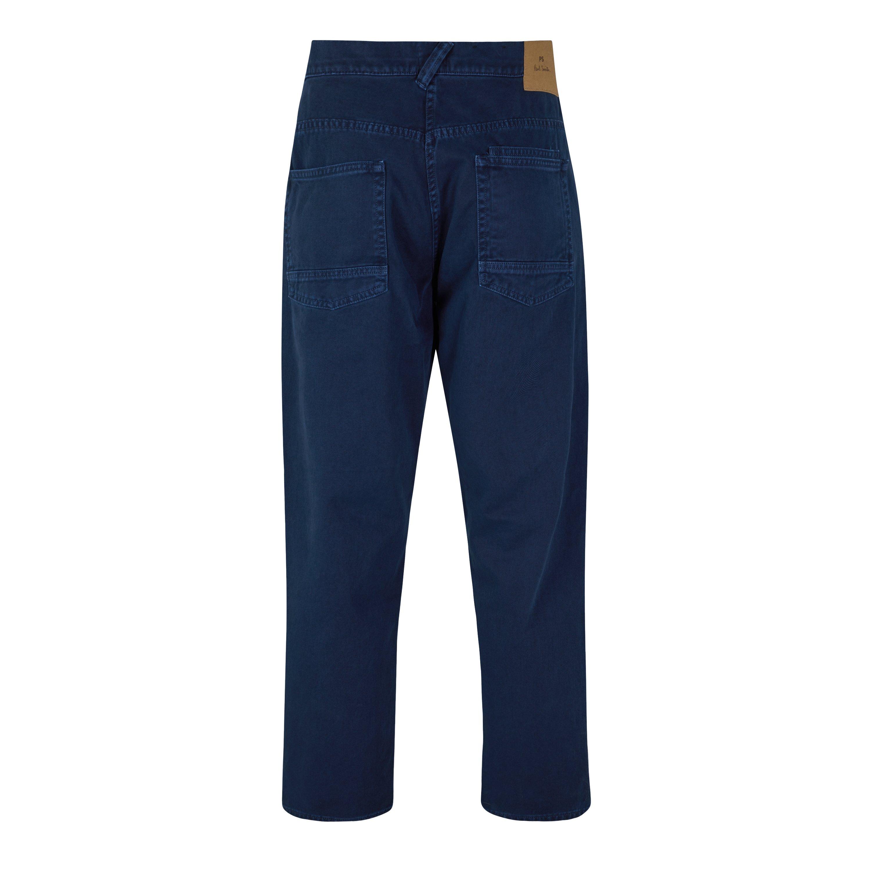 Blue 49 - PS Paul Smith - Men's Cotton Relaxed-Fit Wide-Leg Jeans - 2