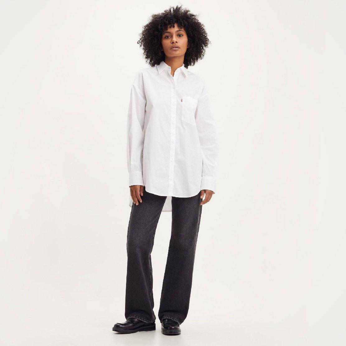 Blanc éclatant - Levis - Nola Oversized Shirt - 3