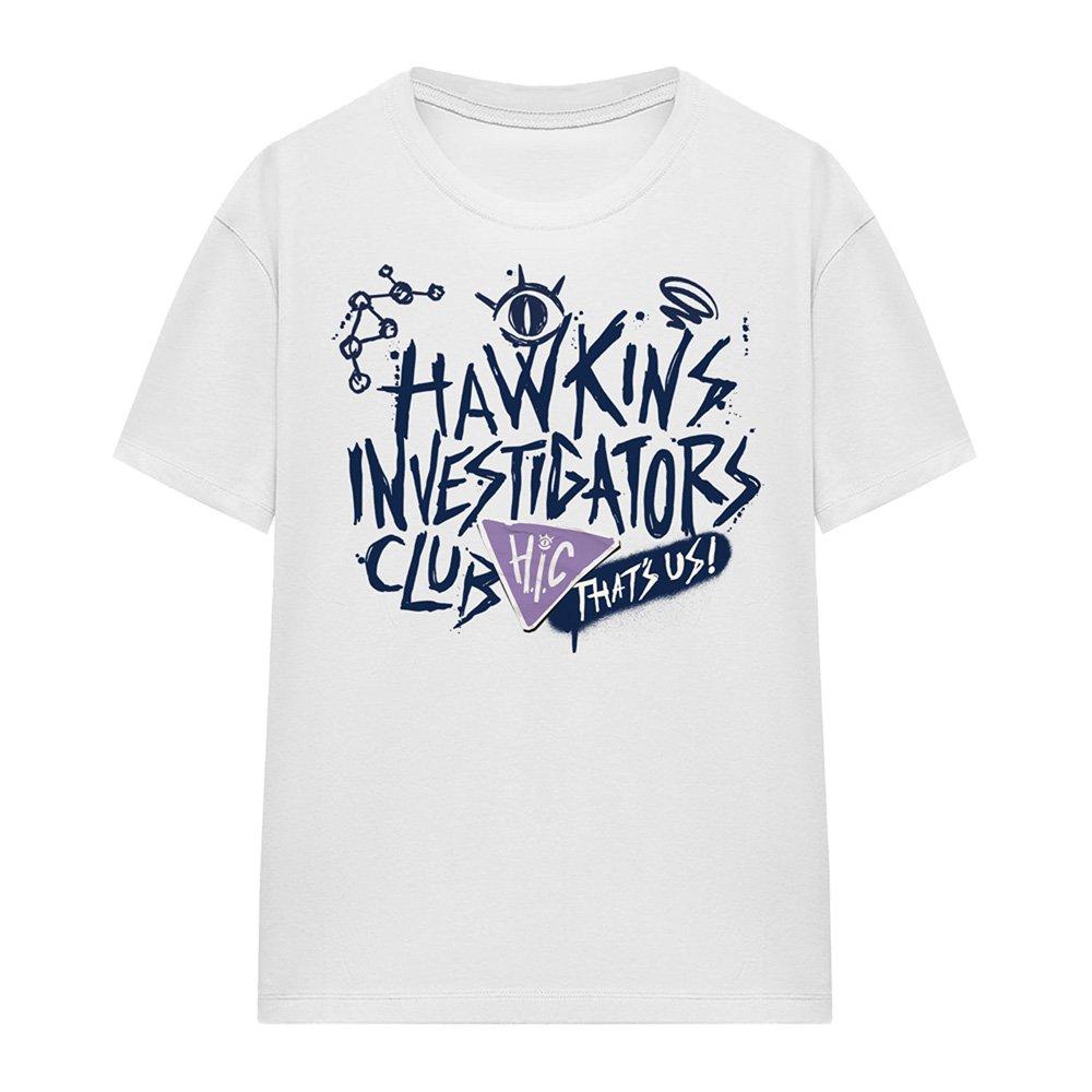 White - Stranger Things - Stranger Things Tales From 85 Hic Scribble T-Shirt - 4