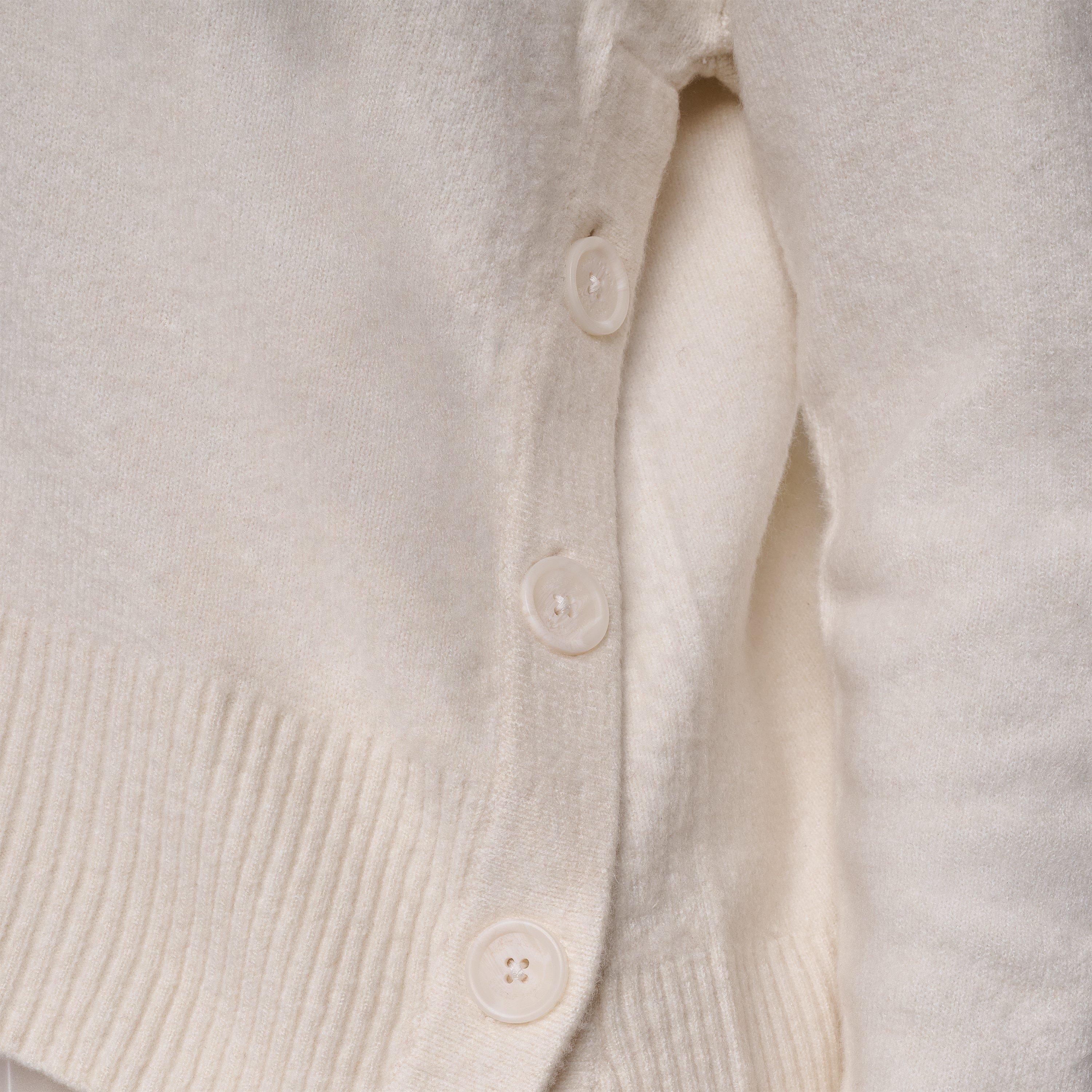 Eggnog - DKNY - DKNY V-Neck Split Sweater - 3