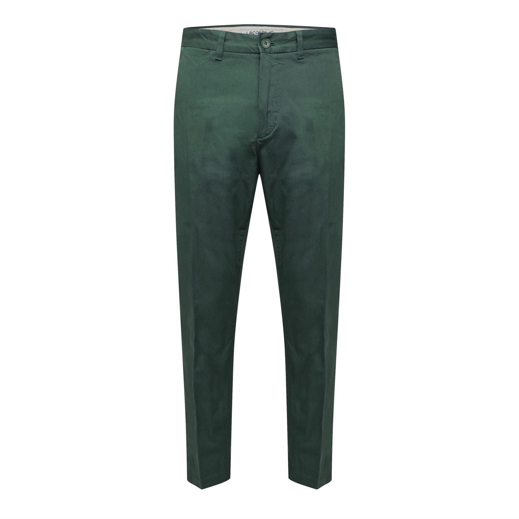 Green - Lacoste - Straight-Fit Chinos - 1