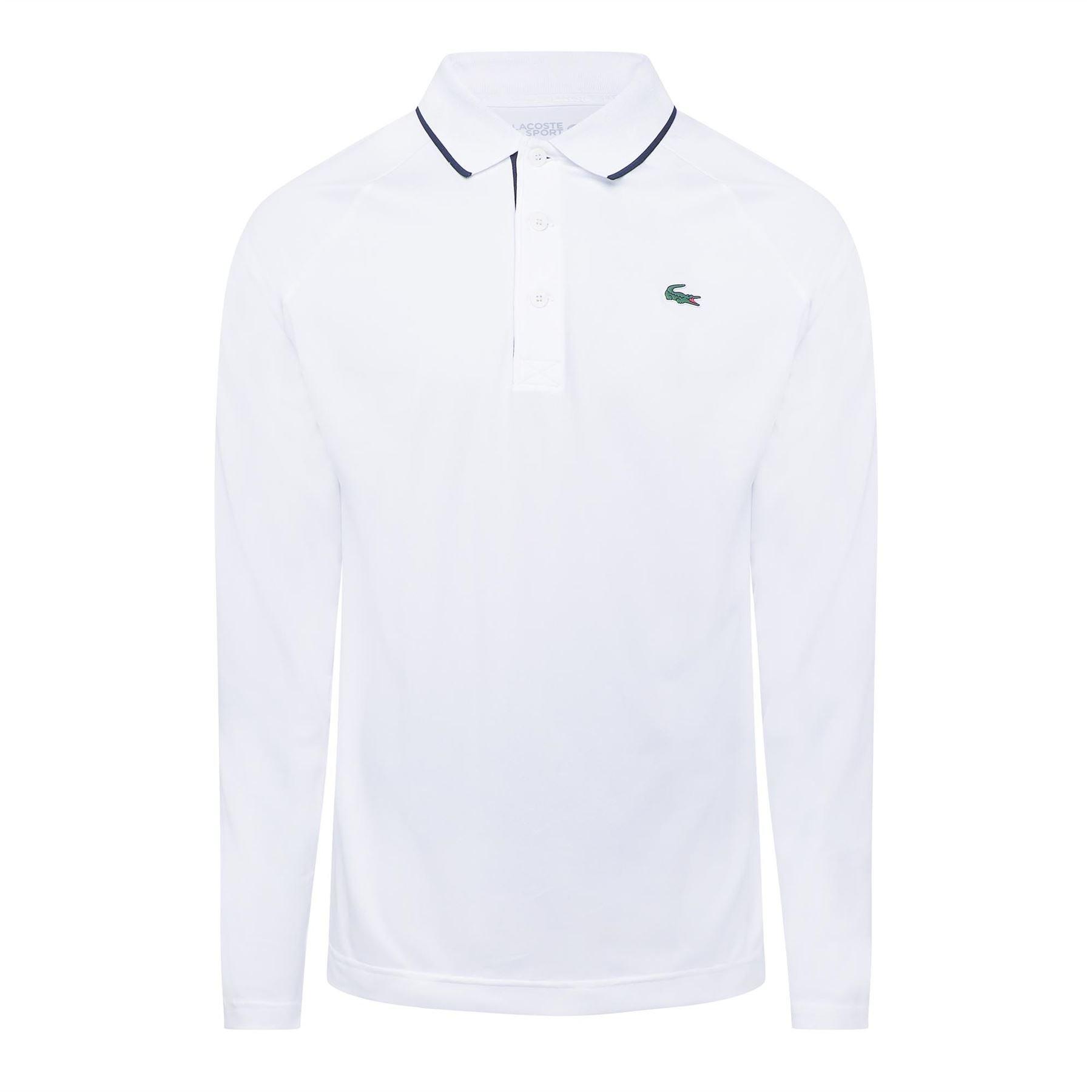 White Navy - Lacoste - Long Sleeve Polo Shirt - 1