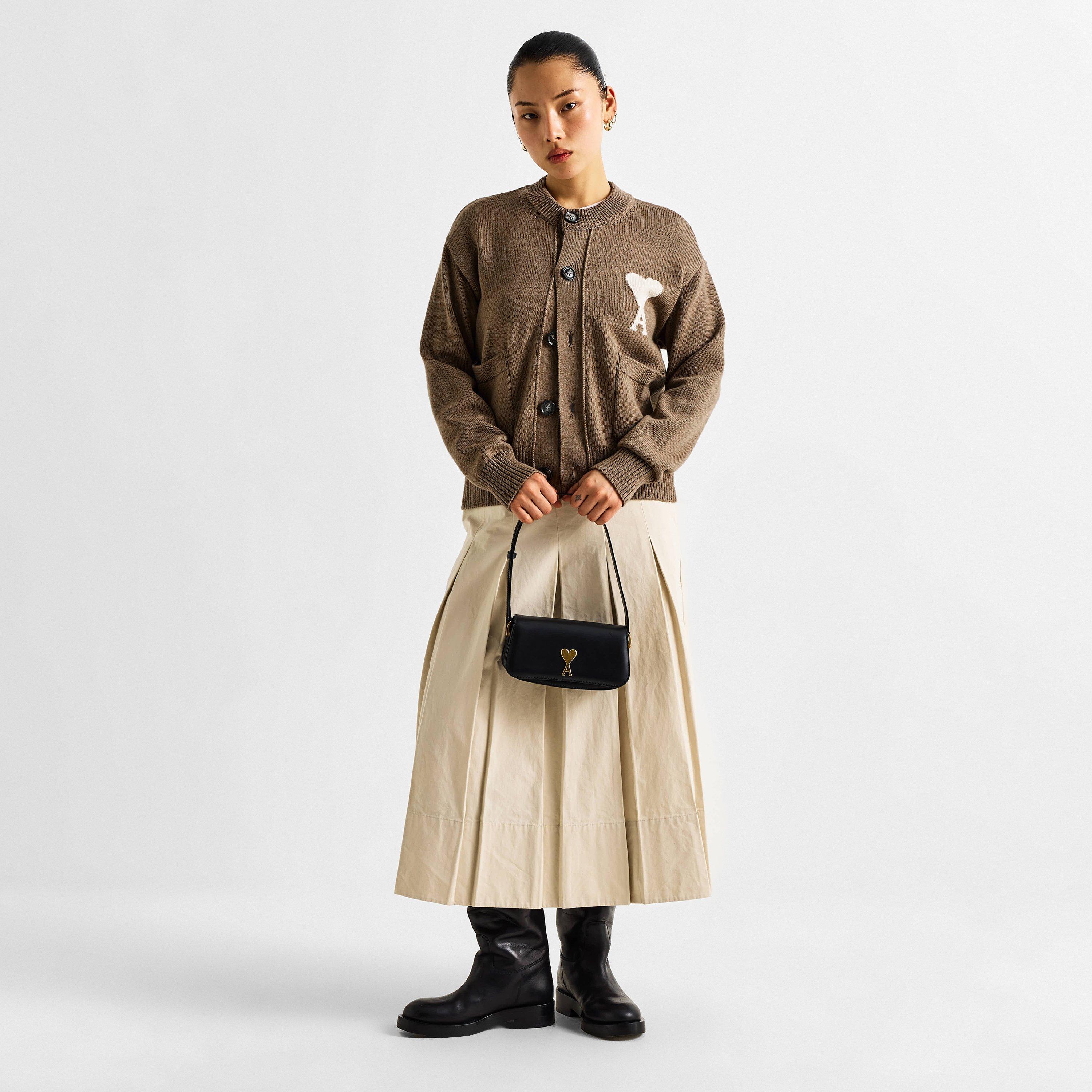 BEIGE/ECRU - Ami Paris - Women's Crew Cardigan - 6