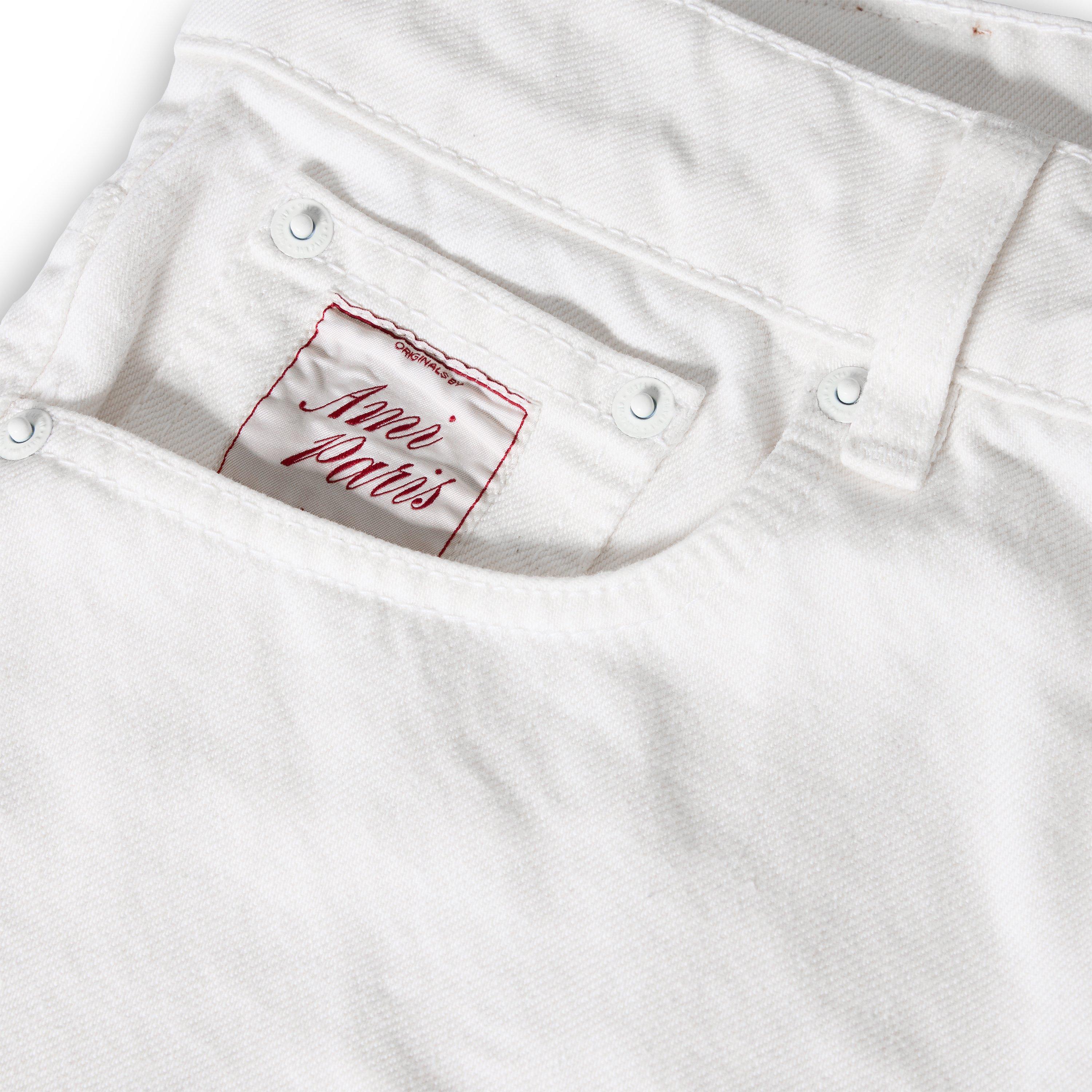 BLANC CREME - Ami Paris - Women's Denim Shorts - 3