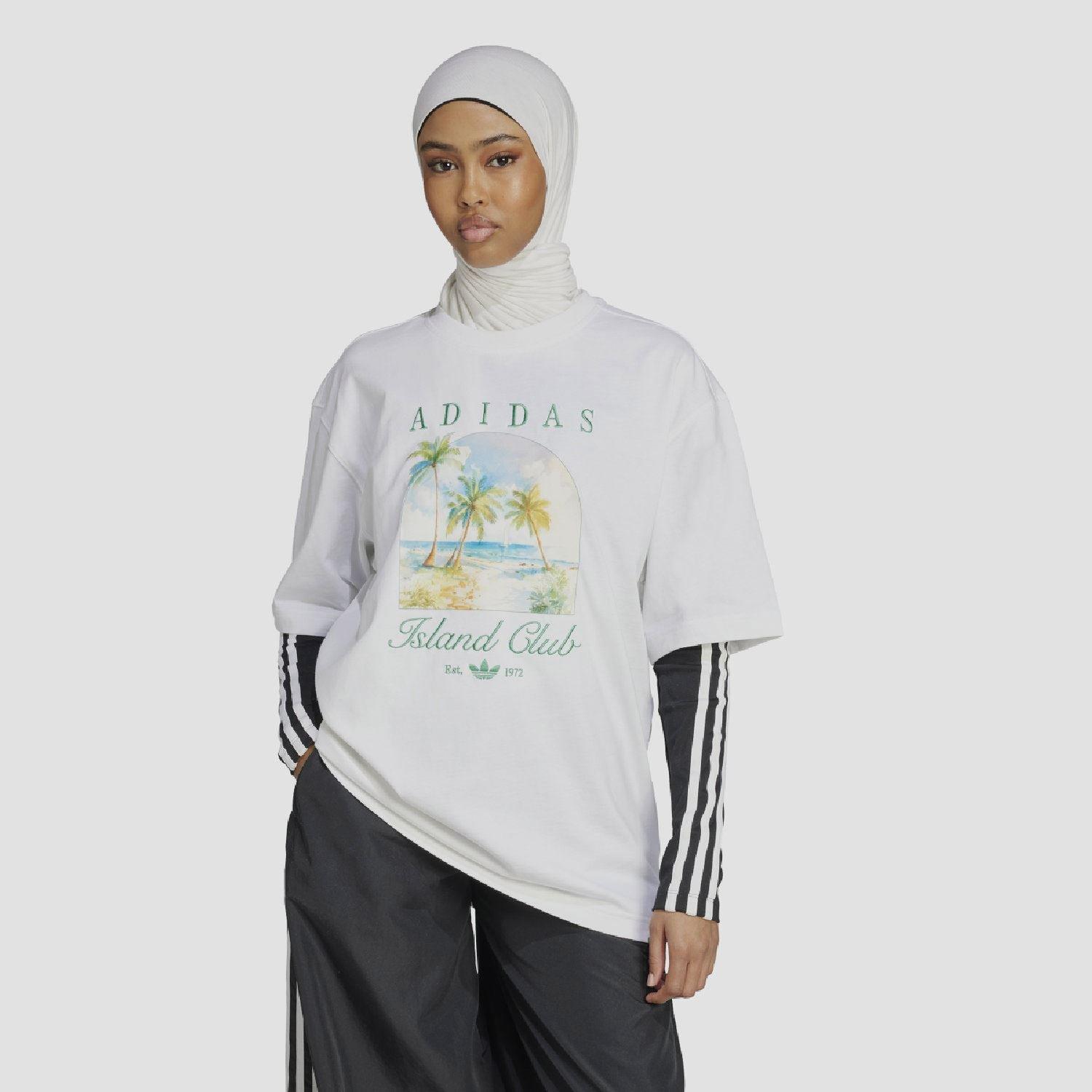 White - adidas Originals - Oversized T-Shirt - 3