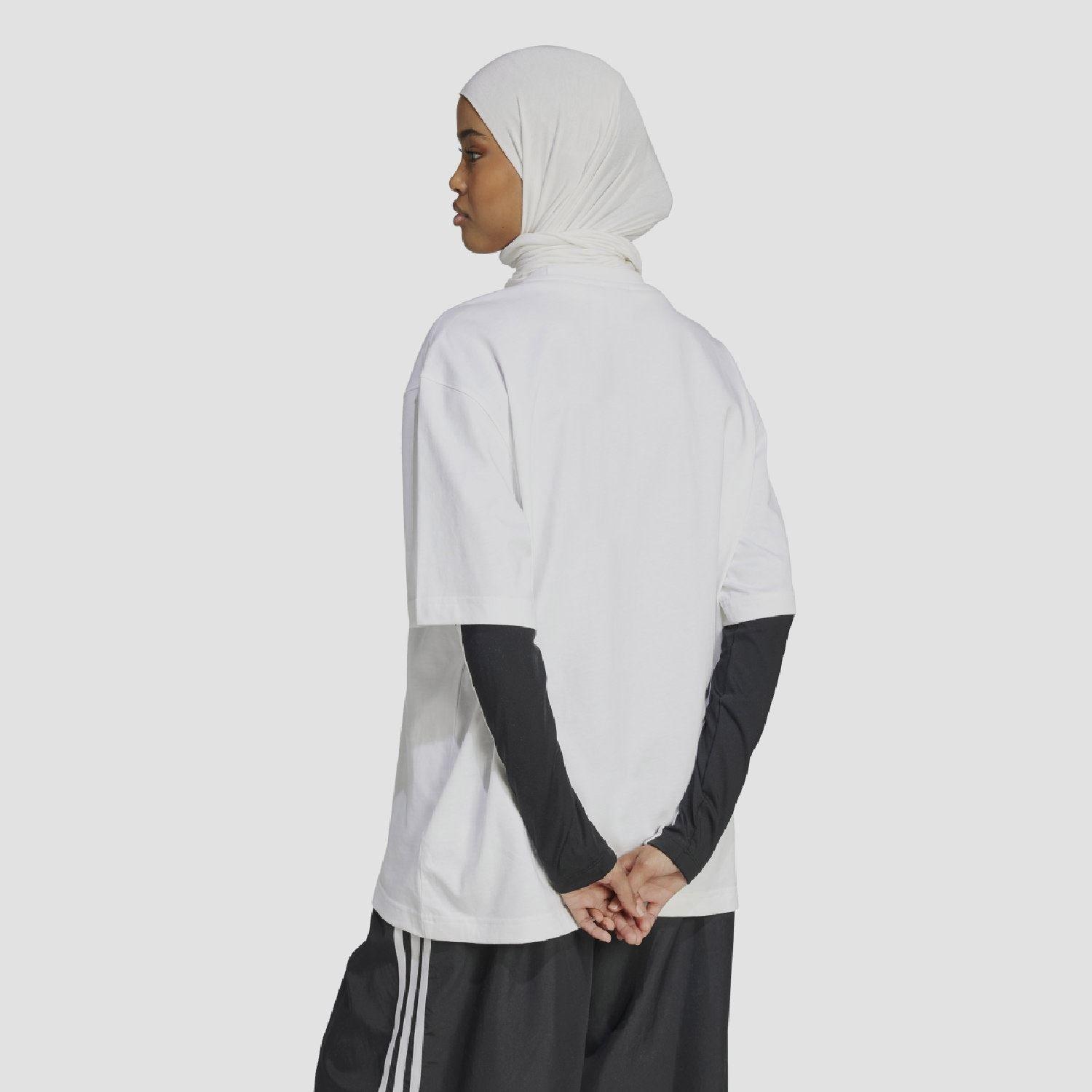 White - adidas Originals - Oversized T-Shirt - 4