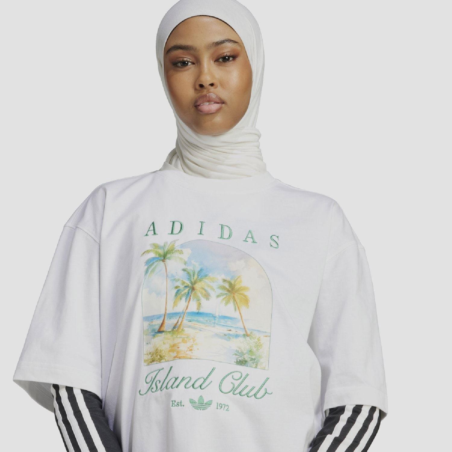 White - adidas Originals - Oversized T-Shirt - 5