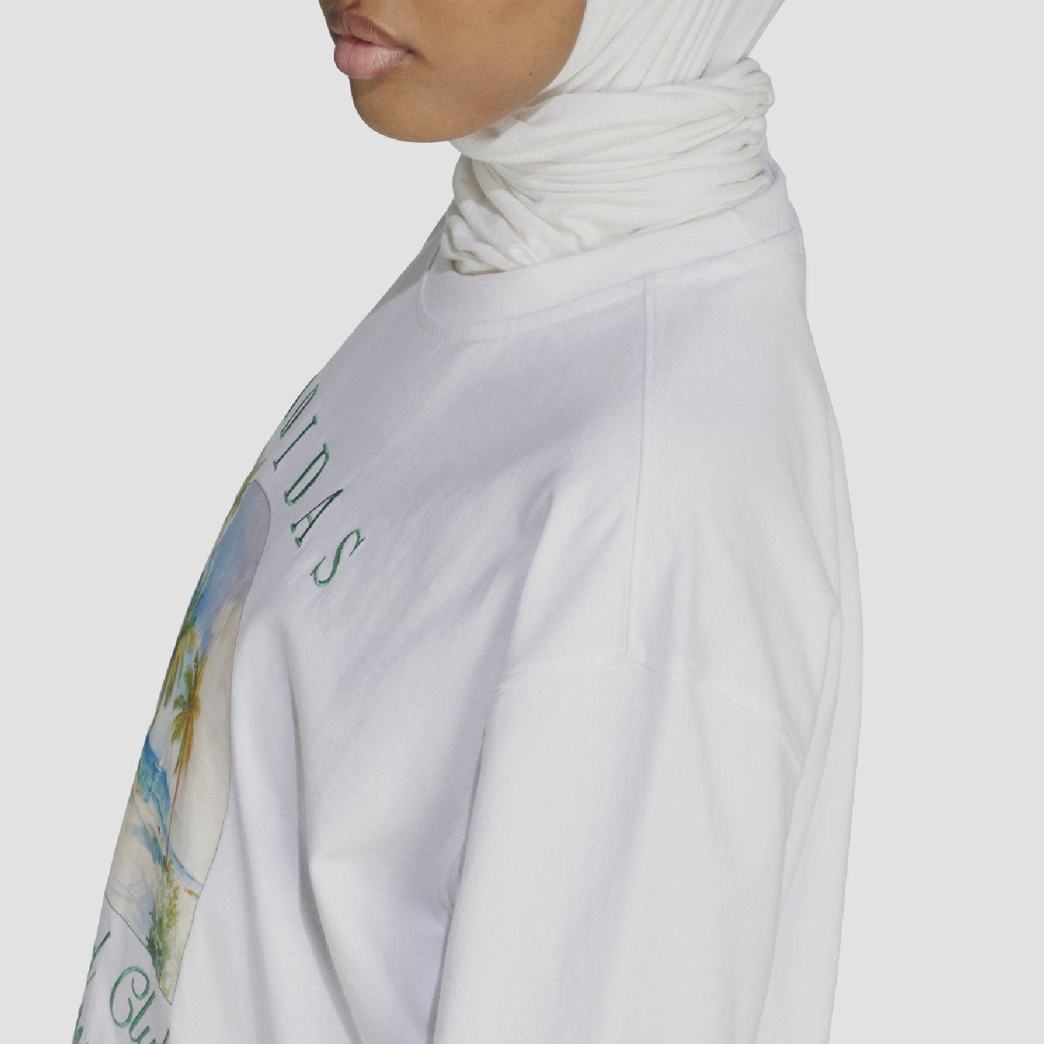 White - adidas Originals - Oversized T-Shirt - 6