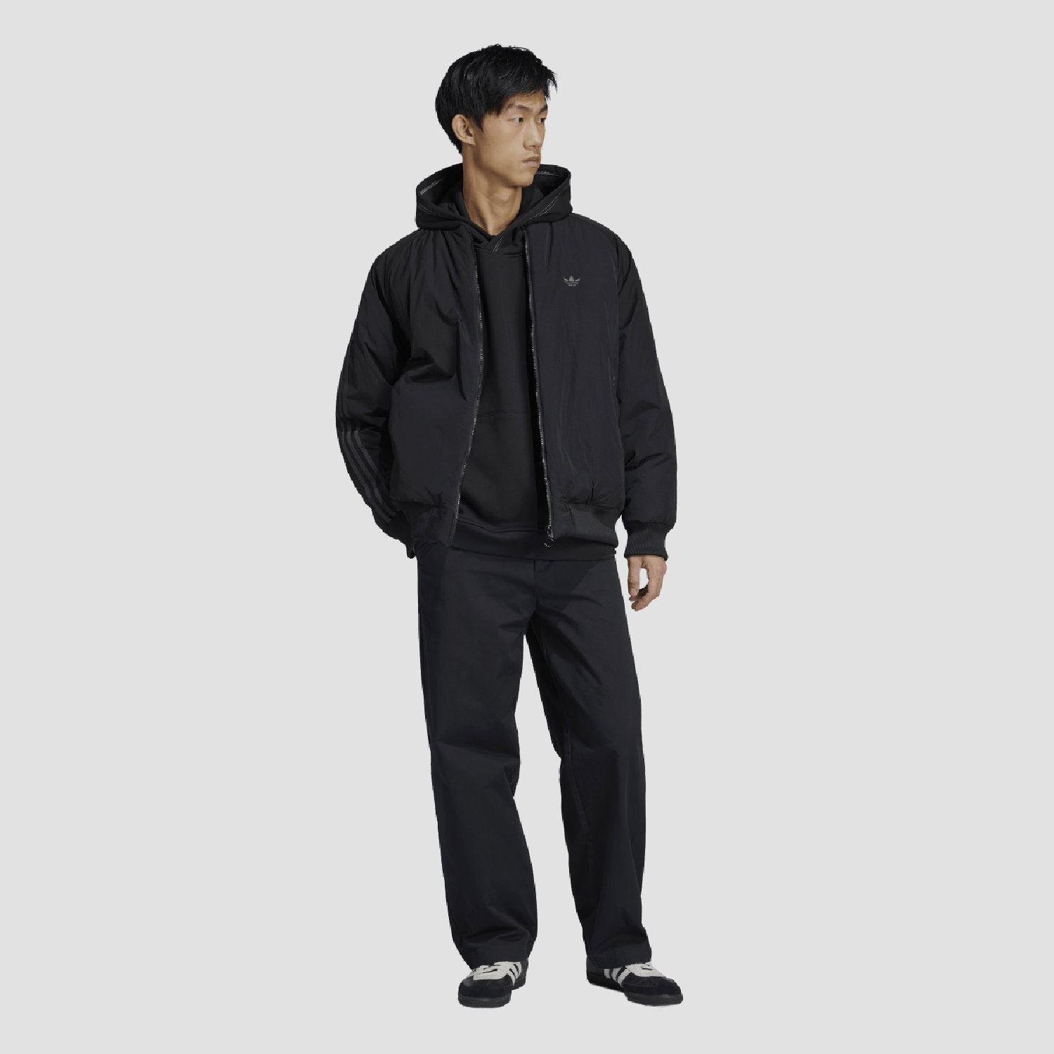 Black - adidas Originals - Script Hoodie - 7