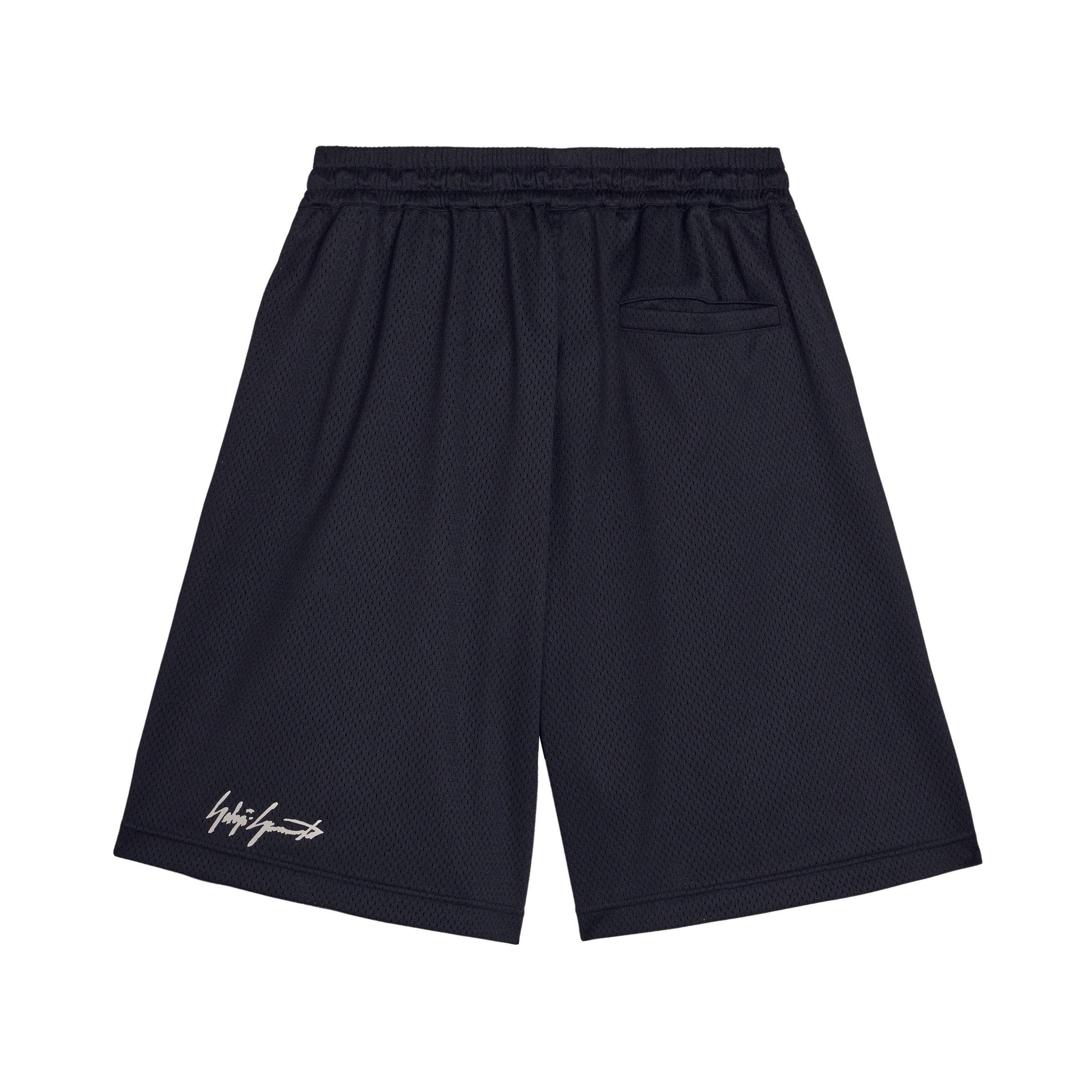 Black - Y3 - Men's Mesh Woven Tracksuit Shorts - 2